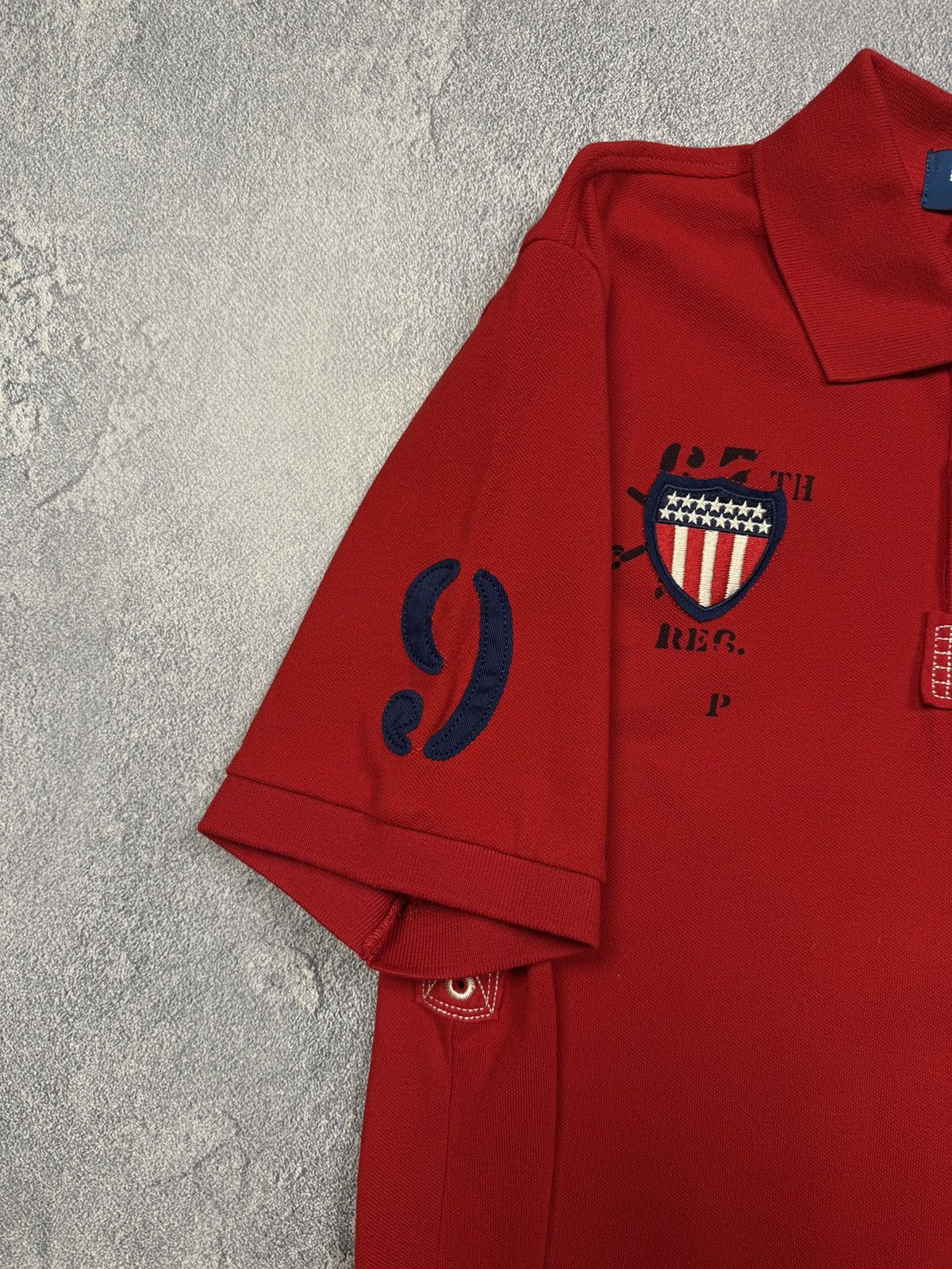 Polo Ralph Lauren Vintage Polo Ralph Lauren Rugby USA Tee Size US L / EU 52-54 / 3 - 6 Thumbnail