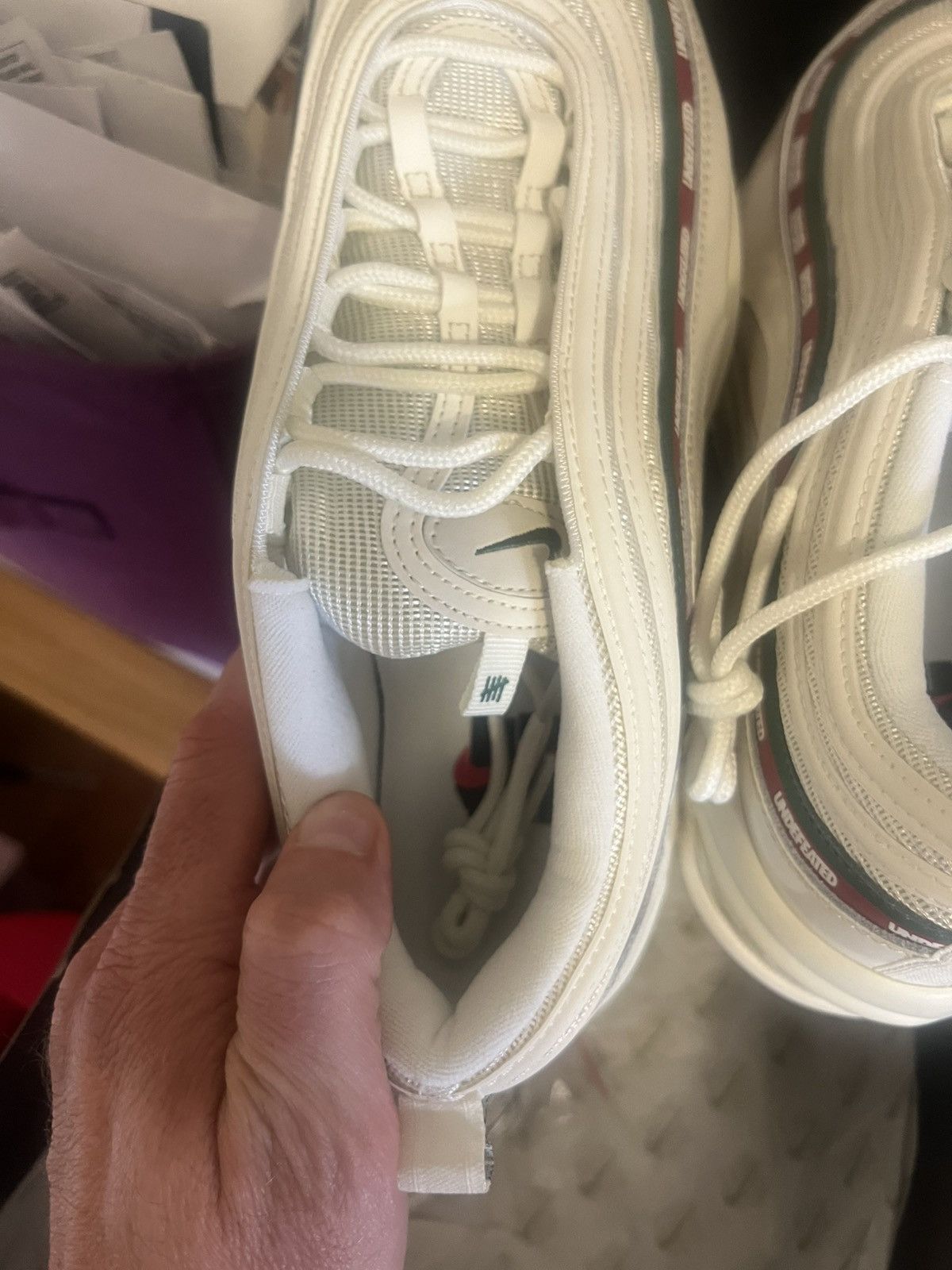 Nike Nike Undefeated x Air Max 97 OG Sail White Size 10 Size US 10 / EU 43 - 14 Thumbnail