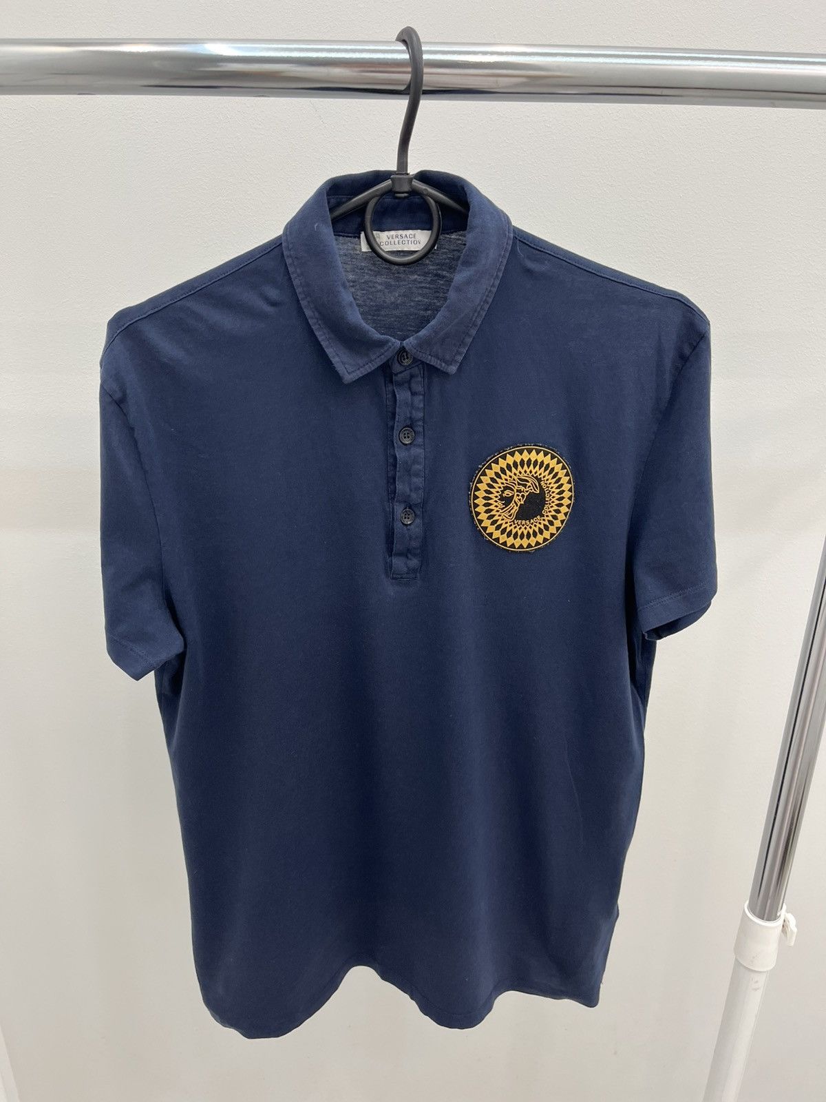 Versace Versace Collection Medusa Logo Polo Shirt Size US M / EU 48-50 / 2 - 2 Thumbnail