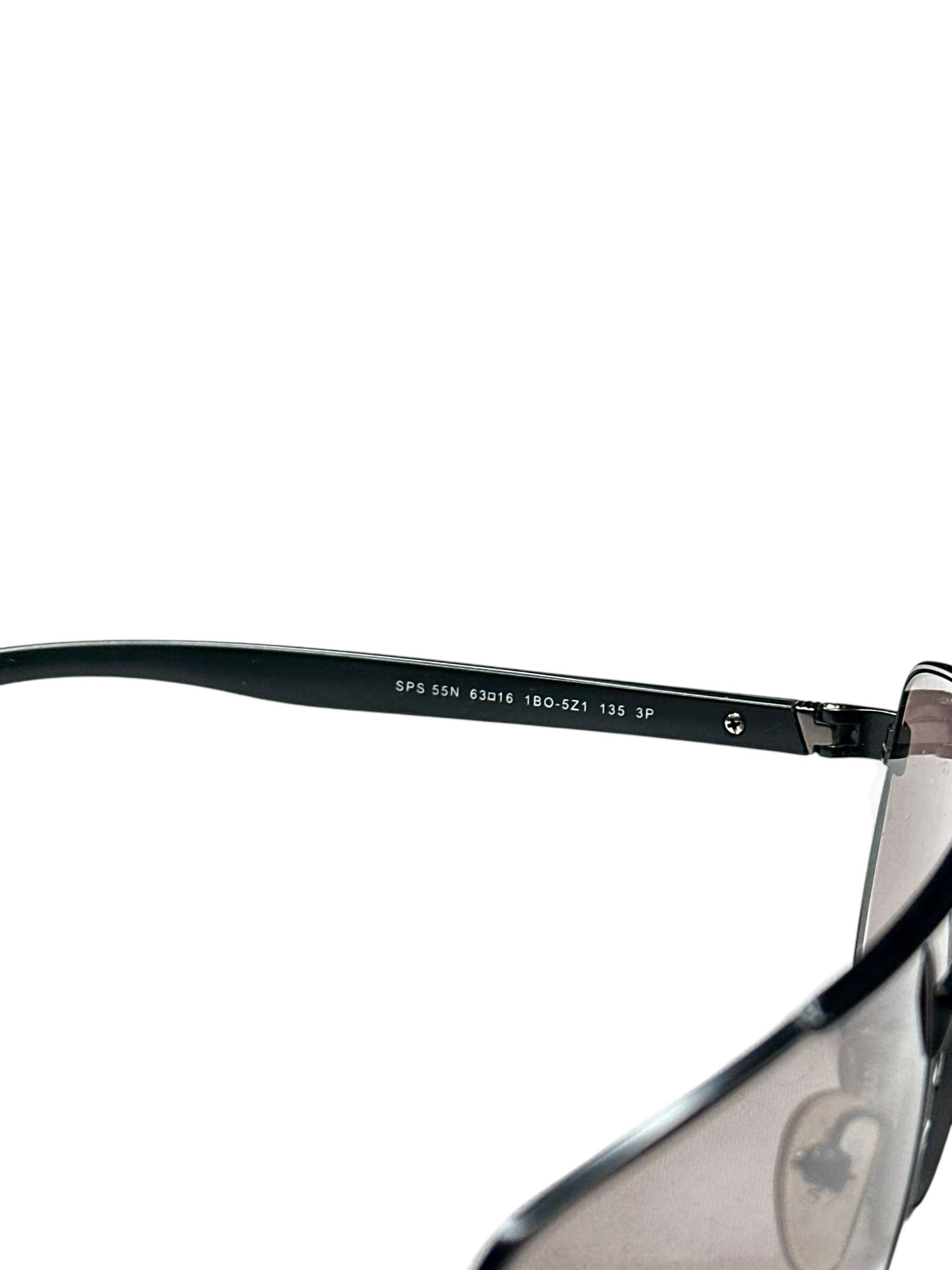 Prada Prada Aviator Matte Black Sunglasses Size ONE SIZE - 5 Thumbnail