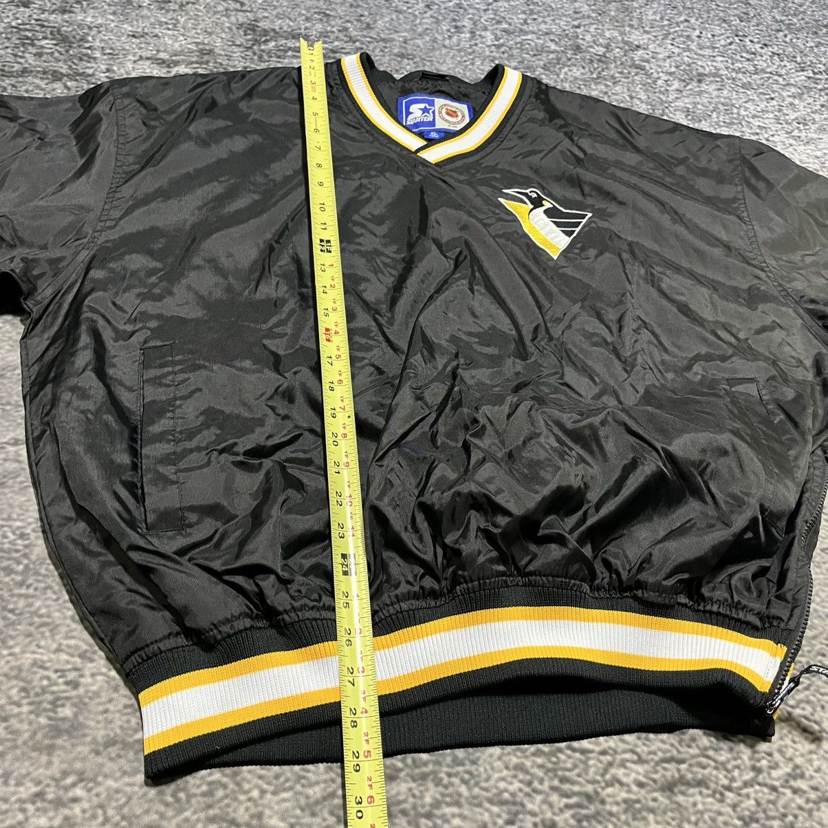 Starter Vintage 90s Pittsburgh Penguins Jaromir Jagr Pullover Jacket Size US XL / EU 56 / 4 - 11 Thumbnail