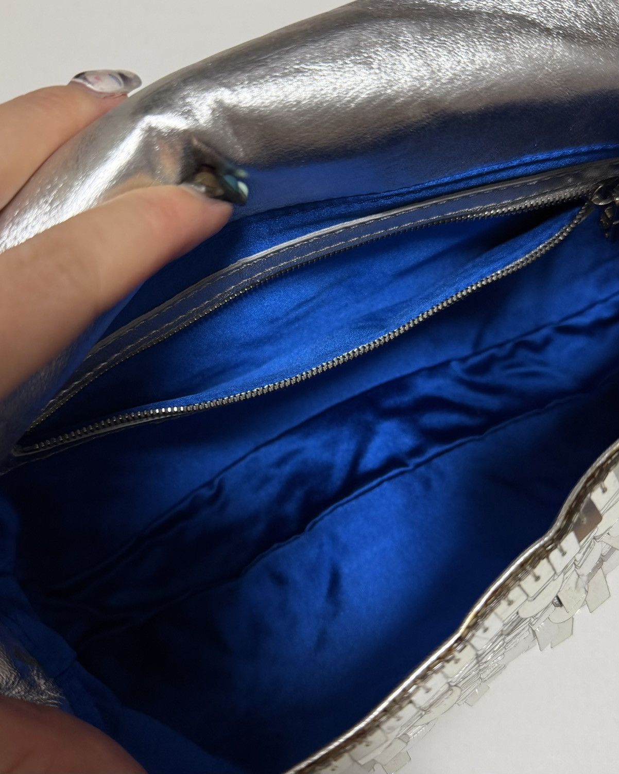 Fendi FENDI Vintage Metallic Sequin Baguette Bag Size ONE SIZE - 13 Thumbnail