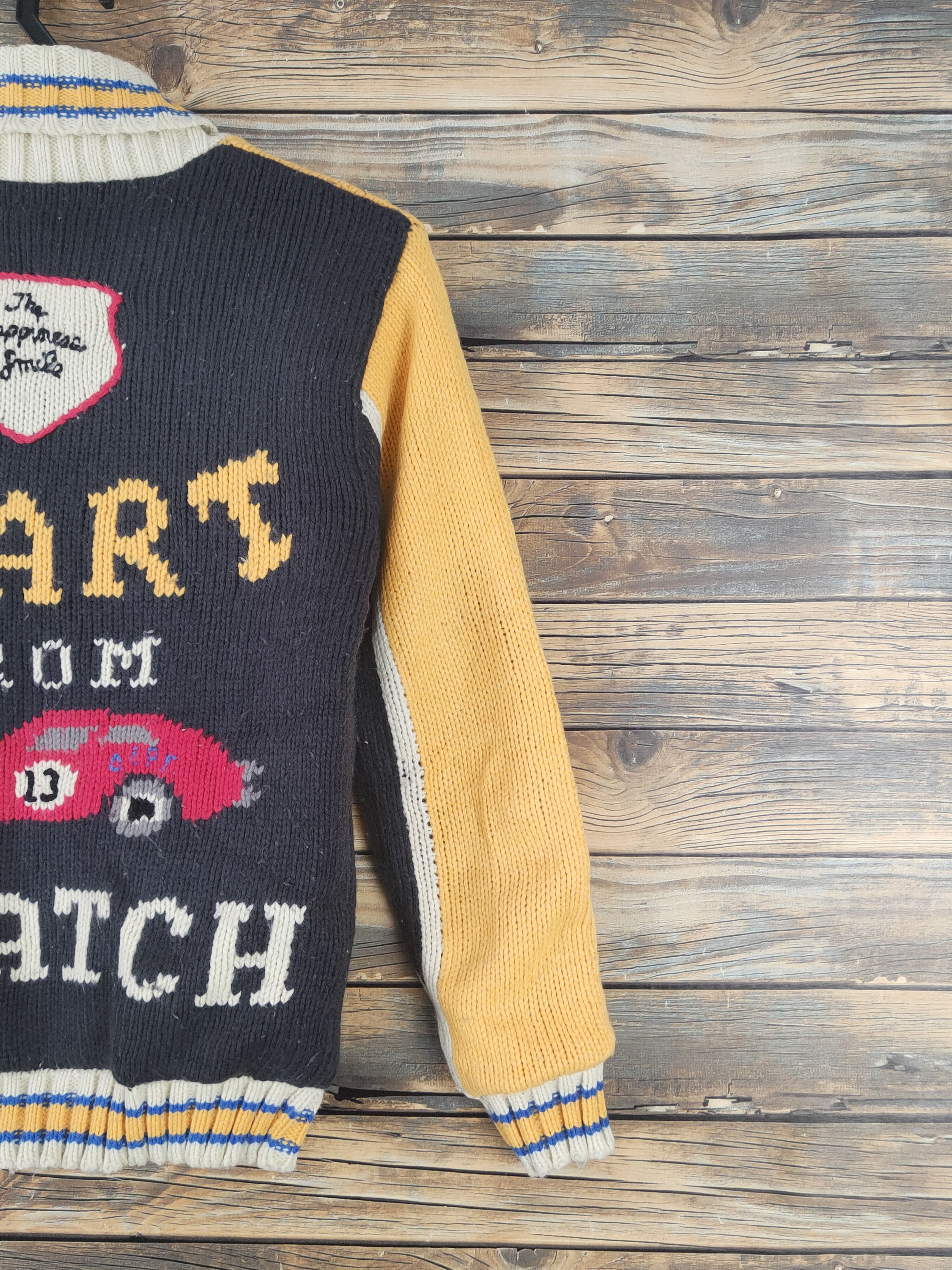Japanese Brand × Vintage DL MPS Yellow Knitwear Sweaters #830 Size XS / US 0-2 / IT 36-38 - 11 Thumbnail