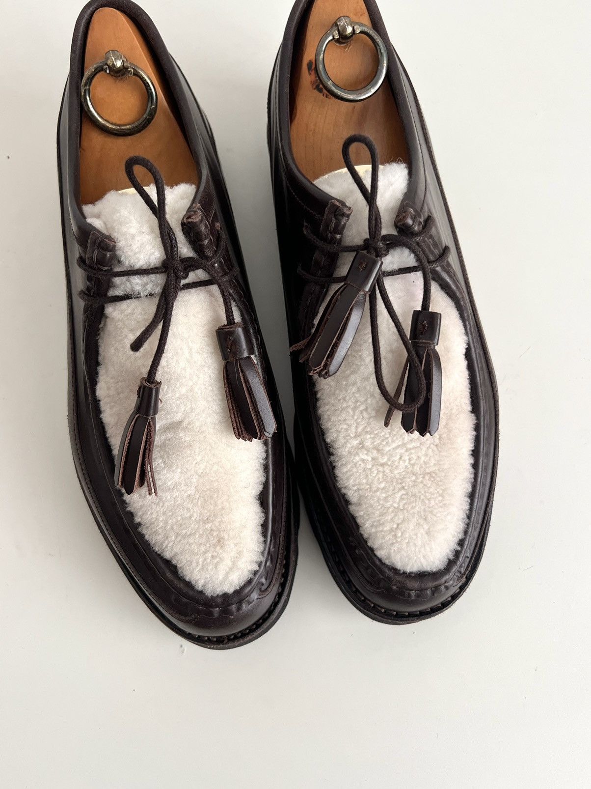 Grenson Bennet Shearling Lug Moc Brown Paraboot Michael