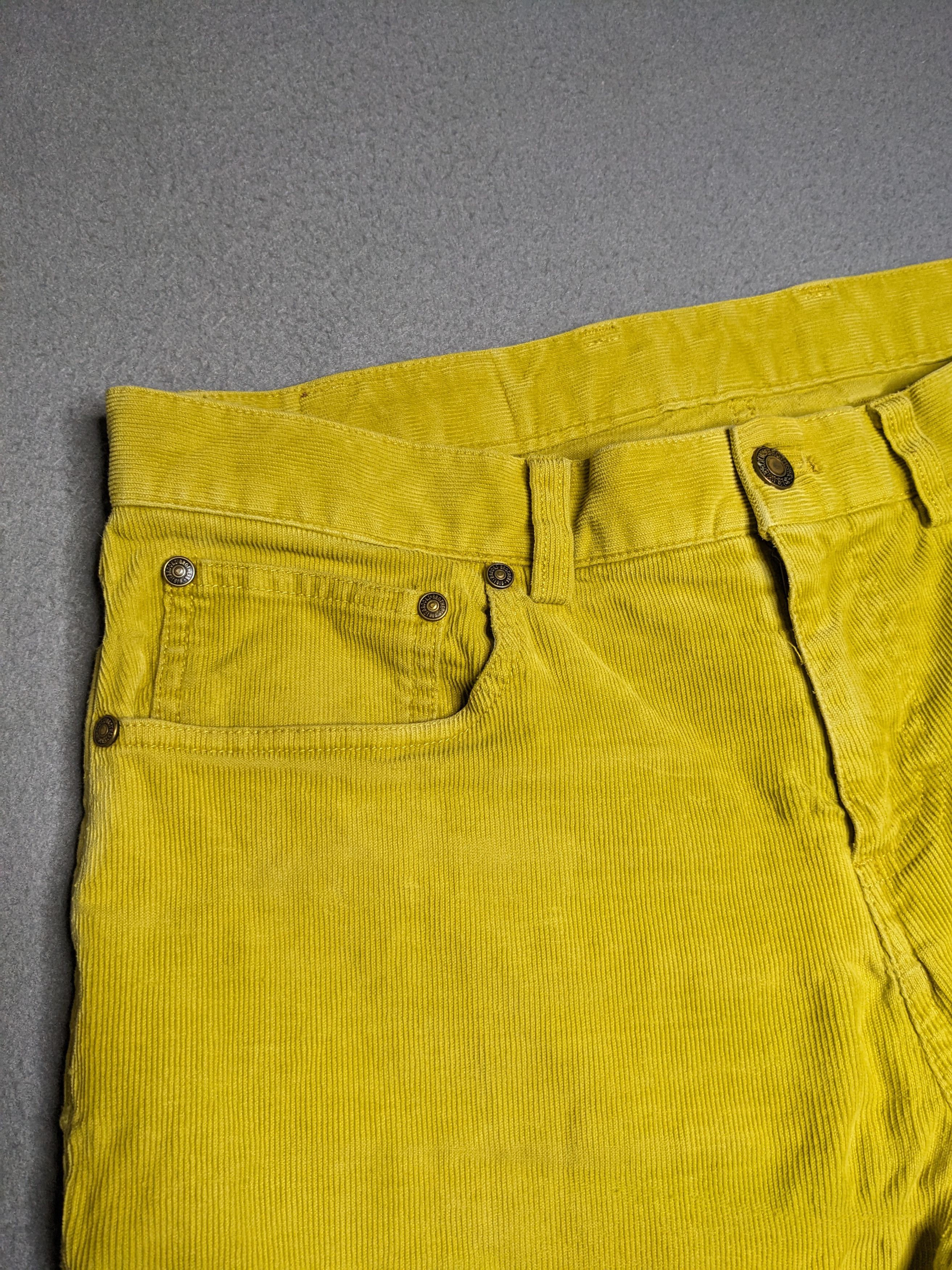 Brooks Brothers Brooks Brothers Mens Corduroy Pants 34x29 Mustard Straight Size US 34 / EU 50 - 6 Thumbnail