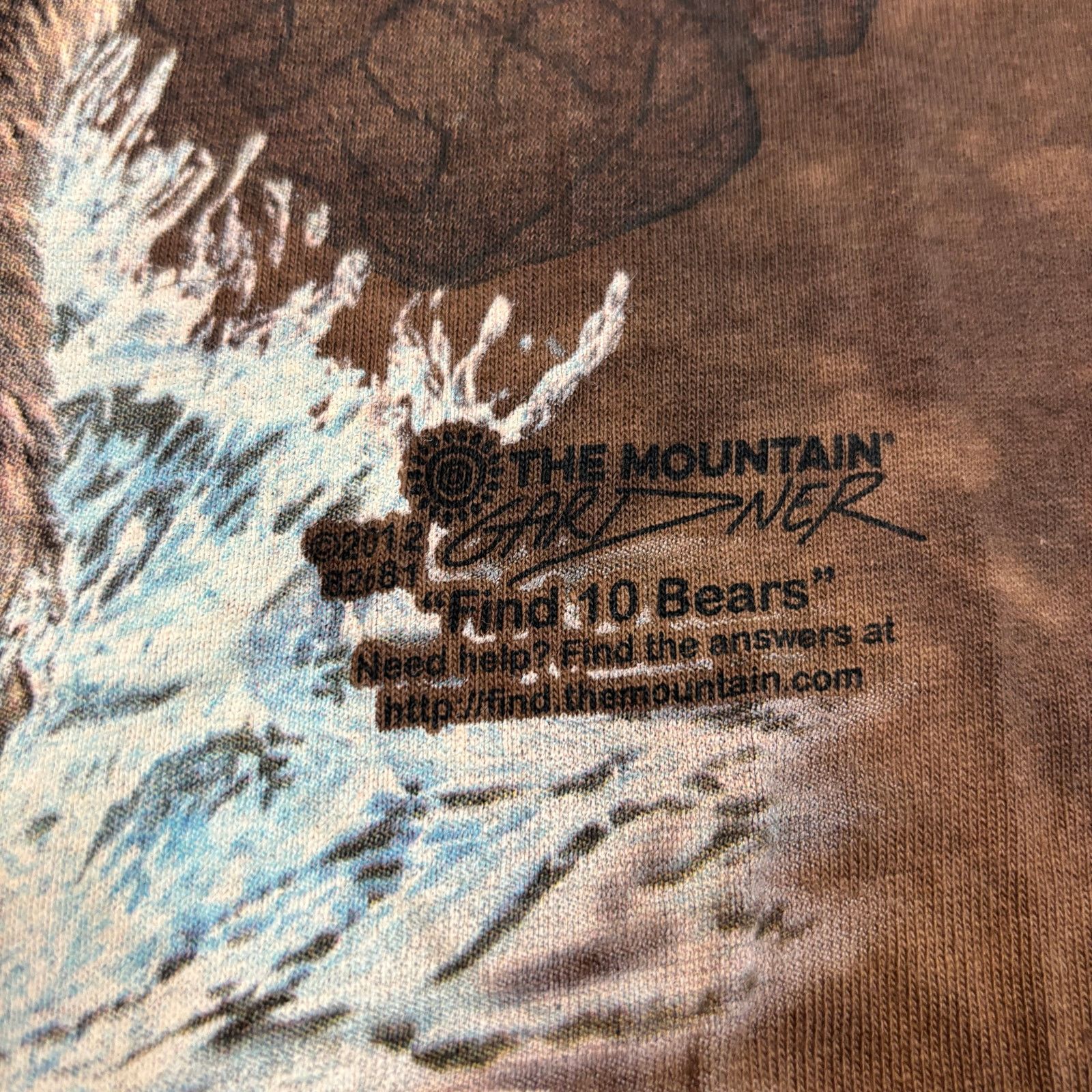 The Mountain The Mountain Bear Tie Dye AOP Short Sleeve Shirt Mens Medium Size US M / EU 48-50 / 2 - 3 Thumbnail