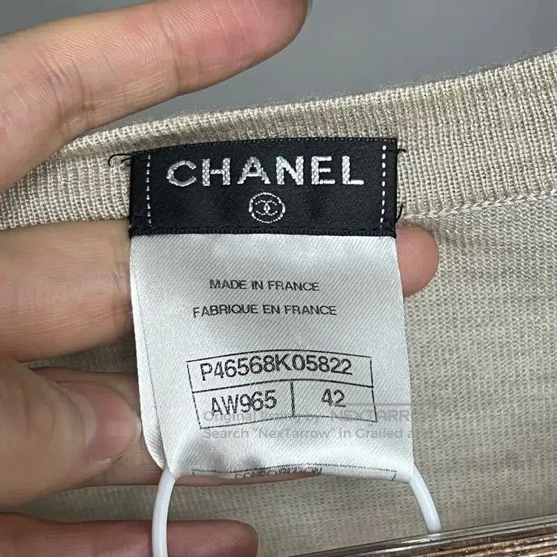 Chanel Chanel Khaki Wool Dress in XL Size . Size XL / US 12-14 / IT 48-50 - 4 Thumbnail