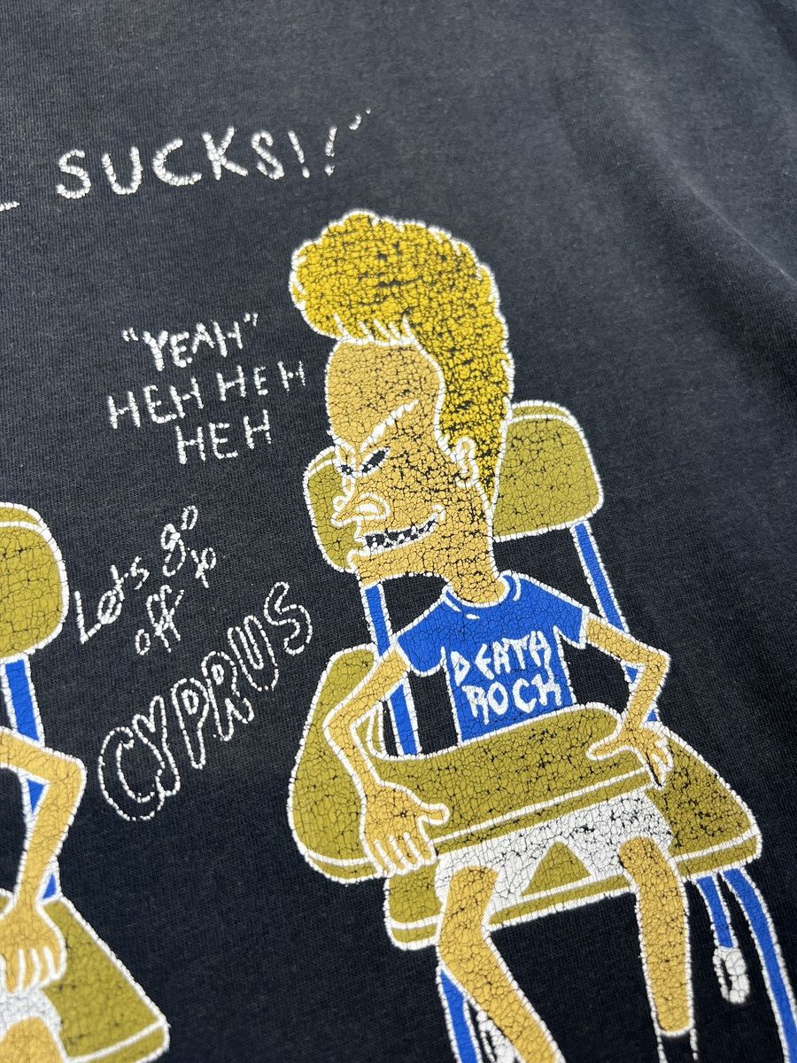 Cartoon Network × Mtv × Vintage 1993 Beavis and Butthead Vintage Shirt school sucks Size US M / EU 48-50 / 2 - 5 Thumbnail