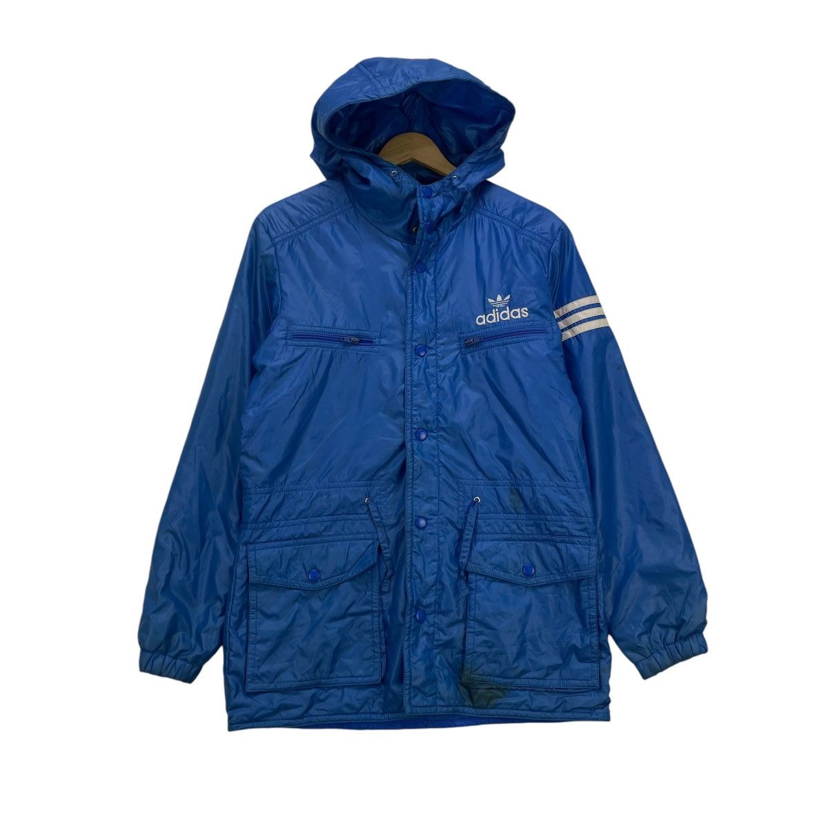Vintage Adidas 90s Light Puffer Hooded West Germany