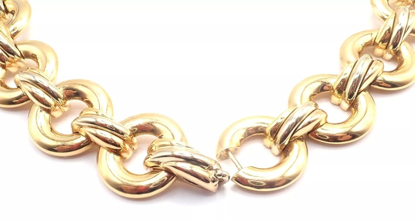 Cartier Cartier Trinity 18k Multi Color Gold Round Link Necklace Size ONE SIZE - 9 Thumbnail