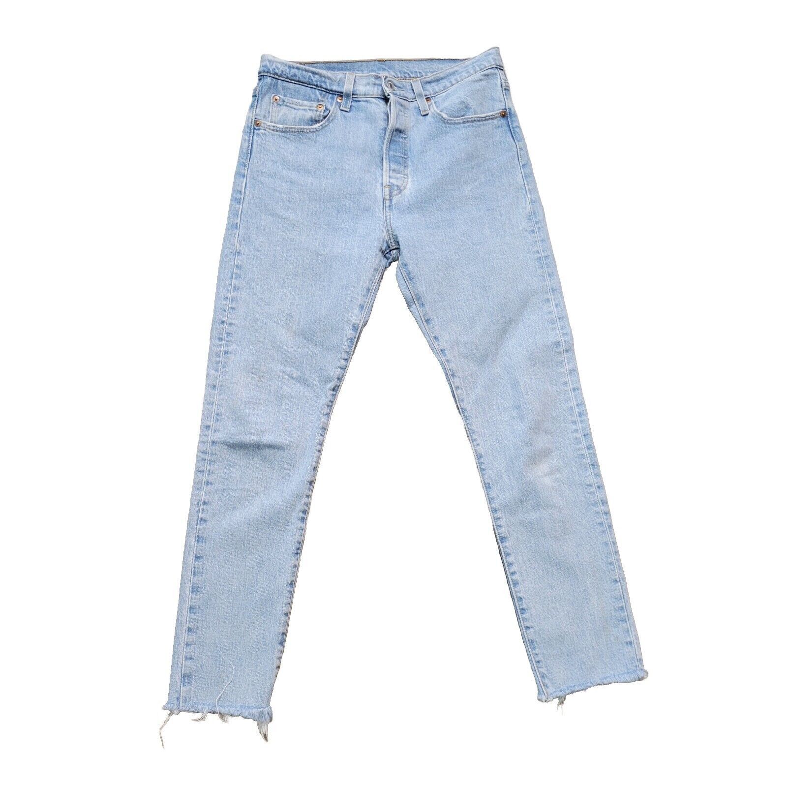 Levi's Levis 501 Button Fly 100% Cotton Jeans 28x28 Skiny Rare Size US 28 / EU 44 - 1 Thumbnail