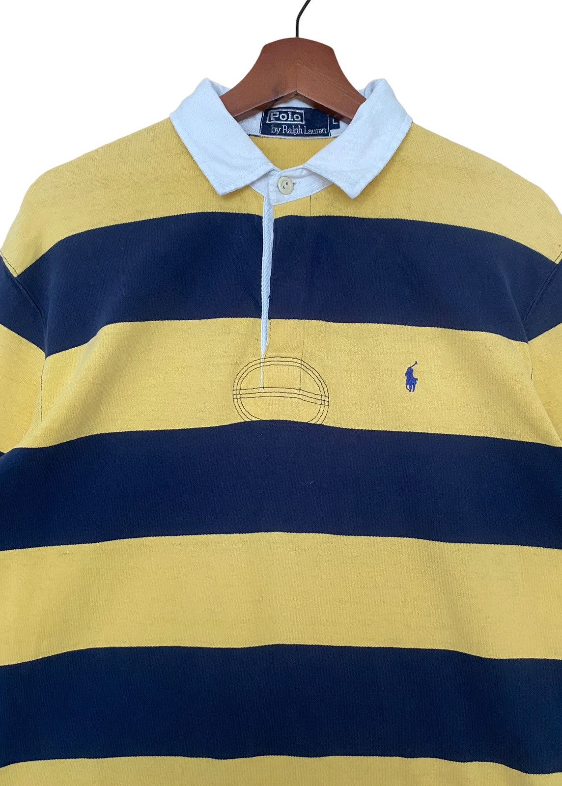 Polo Ralph Lauren Vintage Brand Polo Ralph Lauren Rugby T-shirt 1990s Size US L / EU 52-54 / 3 - 10 Thumbnail