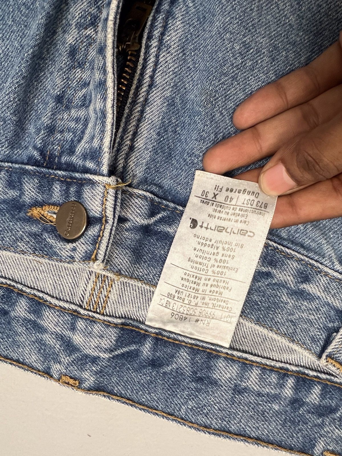 Carhartt vintage Carhartt b73 dst double knee denim Size US 40 / EU 56 - 6 Thumbnail