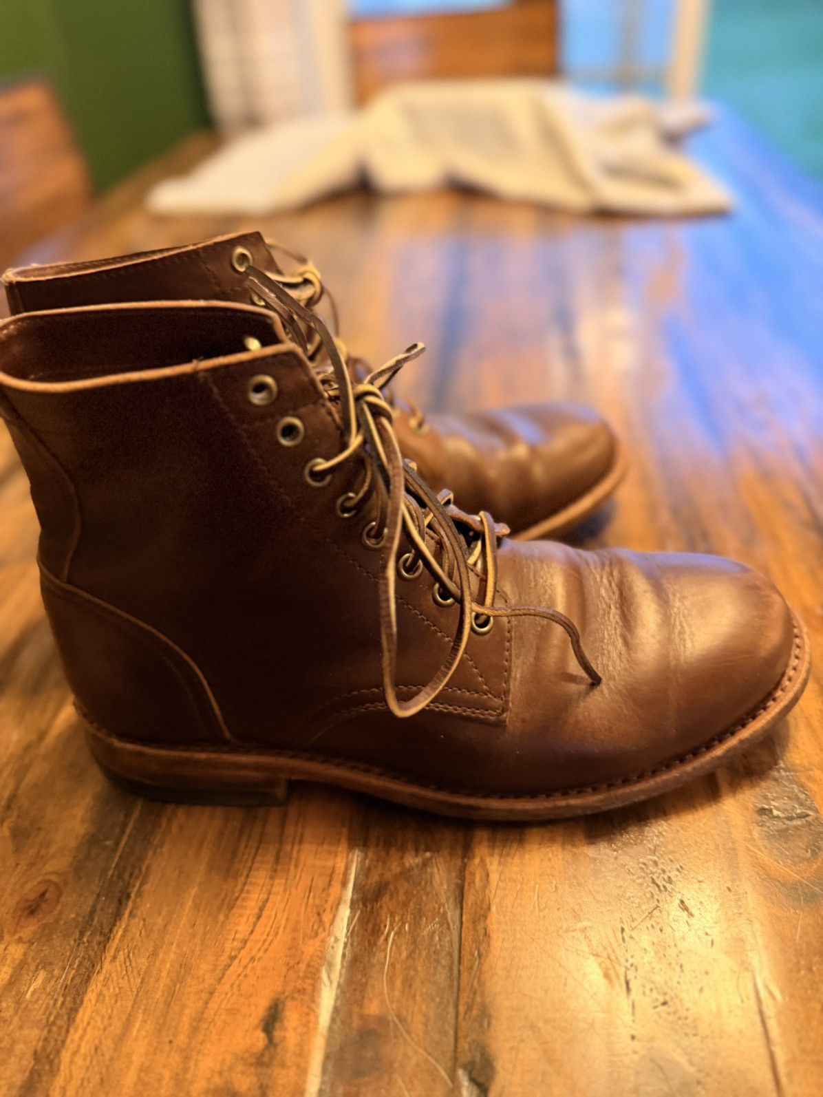 Oak Street Bootmakers Oak Street Brown Chromexcel Trench Boots Size US 9.5 / EU 42-43 - 2 Thumbnail