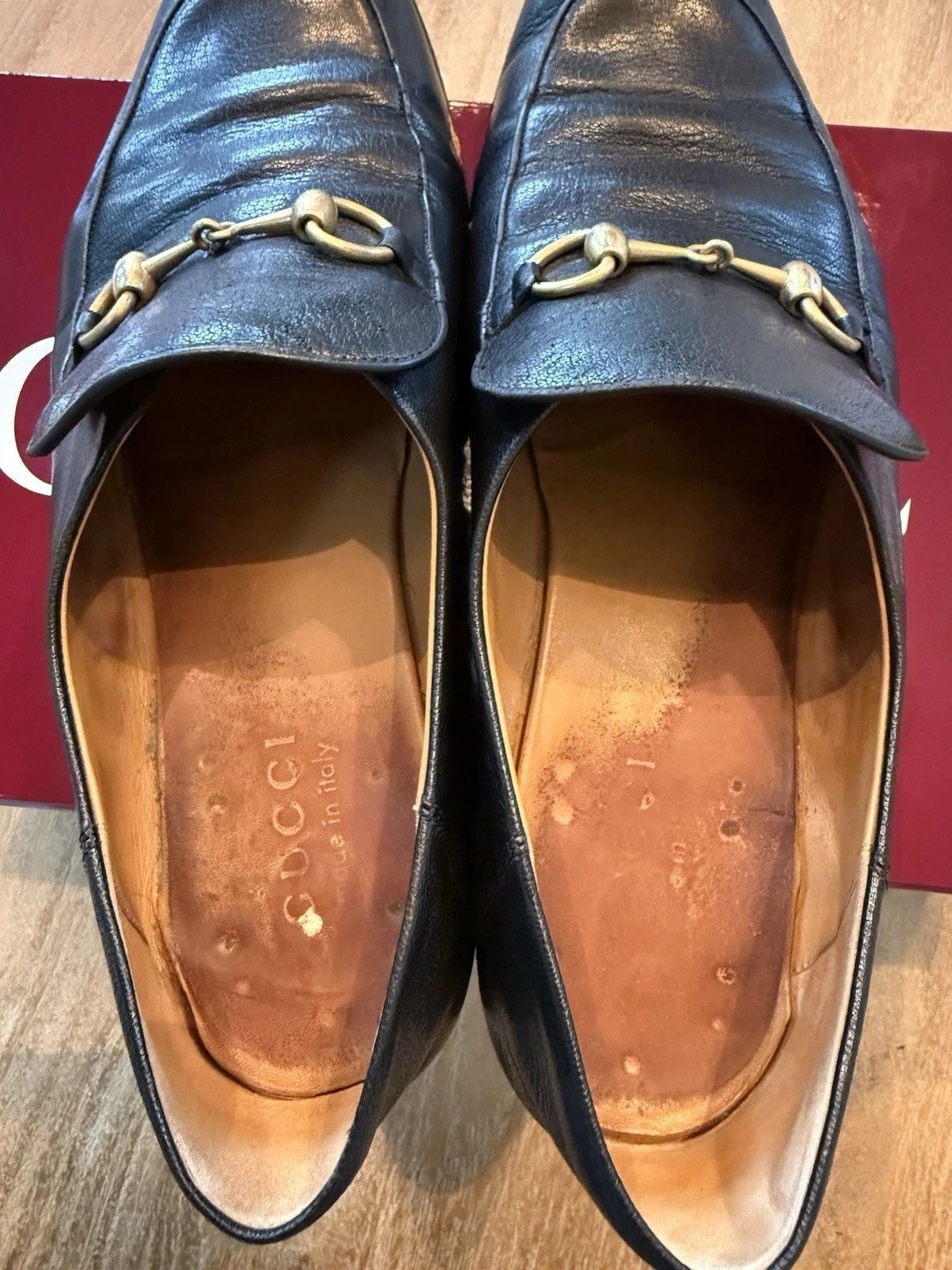 Gucci Gucci Horsebit Loafers Black 10 Snaffle Bit Monogram Size US 10 / EU 43 - 7 Thumbnail