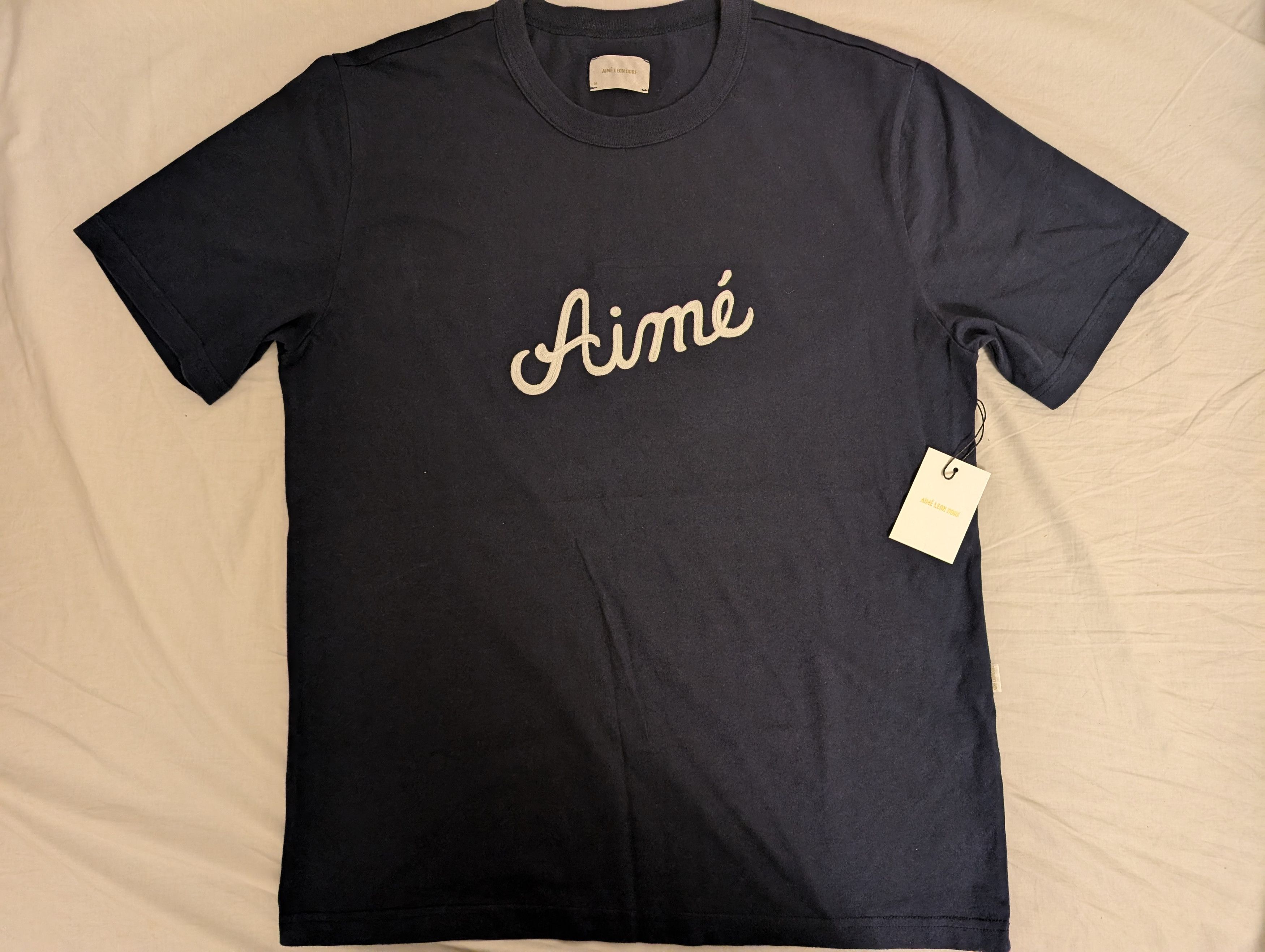 Aime Leon Dore Aime Leon Dore Chain Stitched Logo Tee Size Medium Size US M / EU 48-50 / 2 - 1 Thumbnail