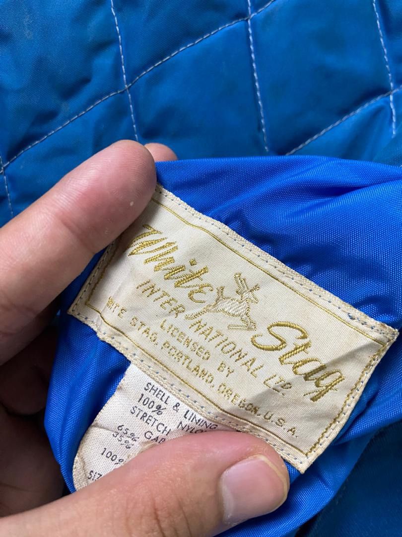 Japanese Brand White Stag Quilted Bomber Jacket (198) Size US S / EU 44-46 / 1 - 5 Thumbnail