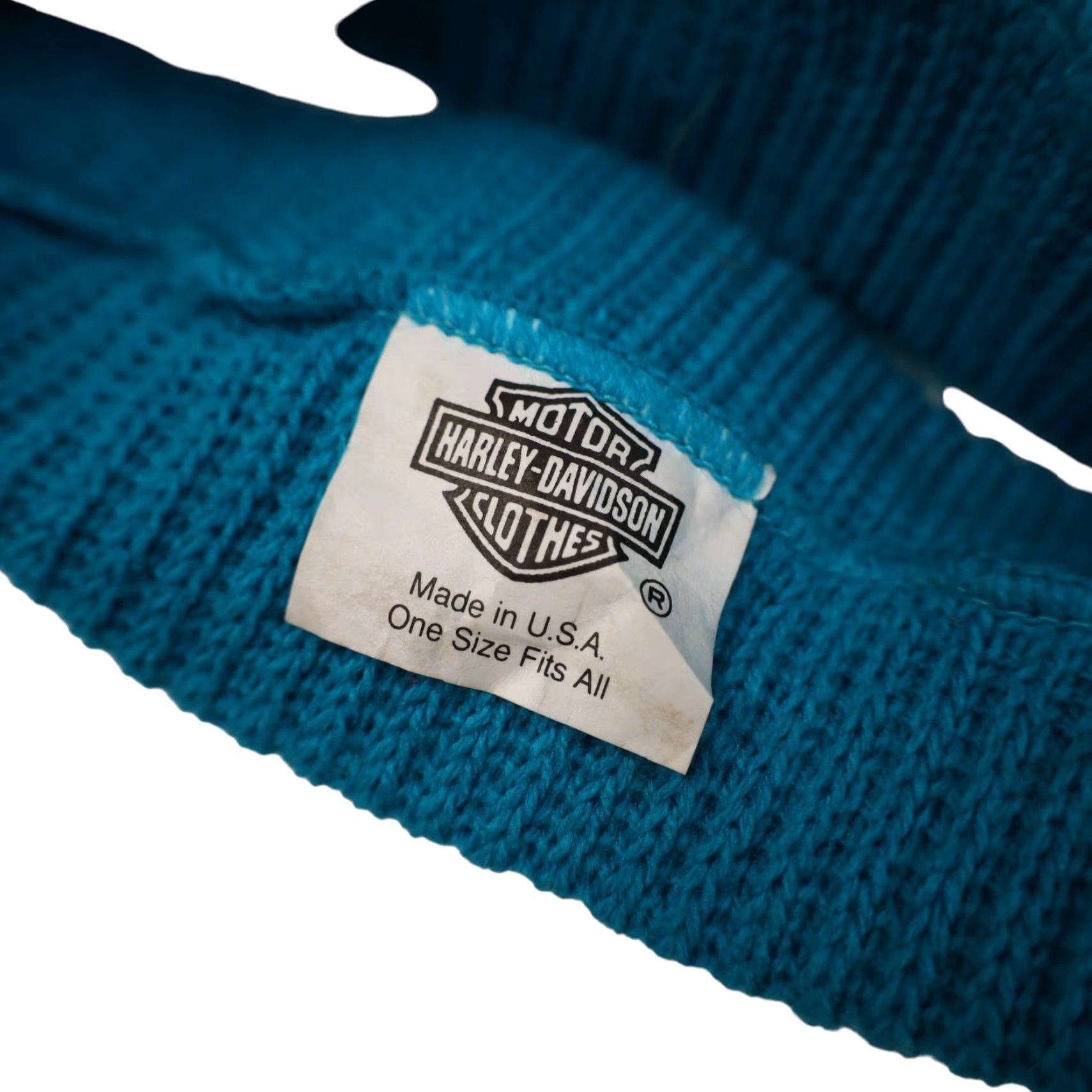 Harley Davidson VINTAGE Harley-Davidson spellout Head Band Blue Headband Women One Size OS Blues Size ONE SIZE - 3 Thumbnail
