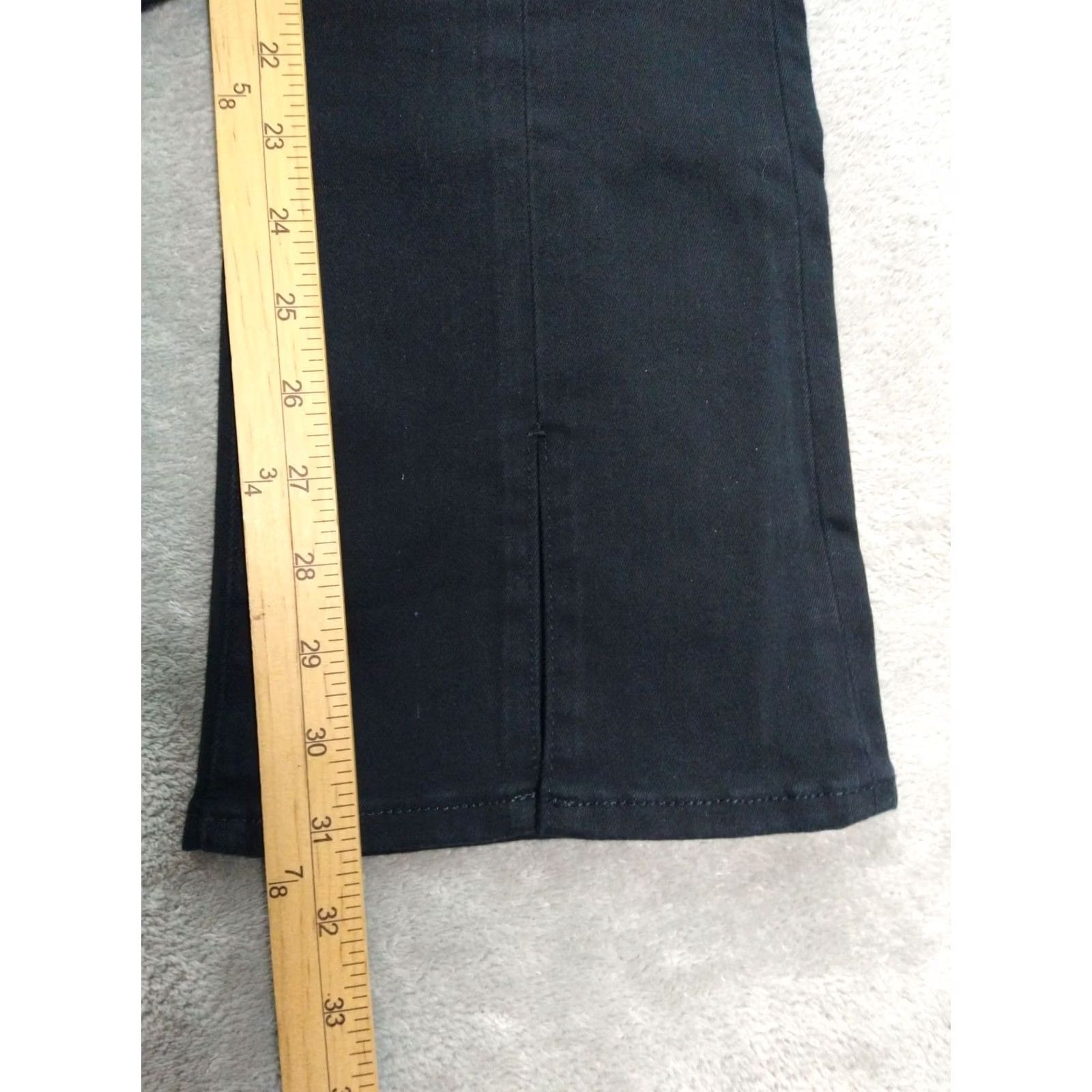 American Eagle Outfitters American Eagle Outfitters Jeans Women 10 Black Denim Next Level Stretch Hi Rise Skinny Kick Jeans Womens 10 Black Denim Stretch Skinny Kick Jeans Size 32" / US 10 / IT 46 - 5 Thumbnail