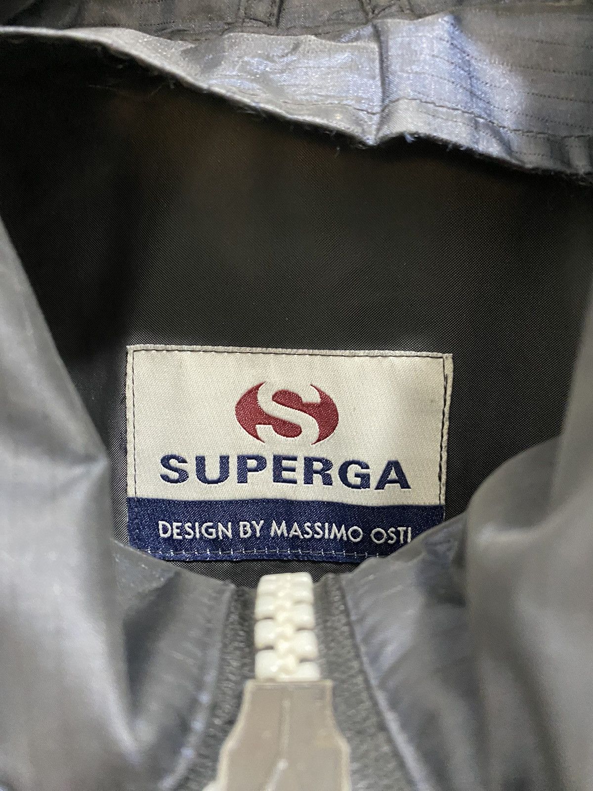 Massimo Osti Superga X Massimo Osti jacket, size XL, blue, used, Size US XL / EU 56 / 4 - 6 Thumbnail