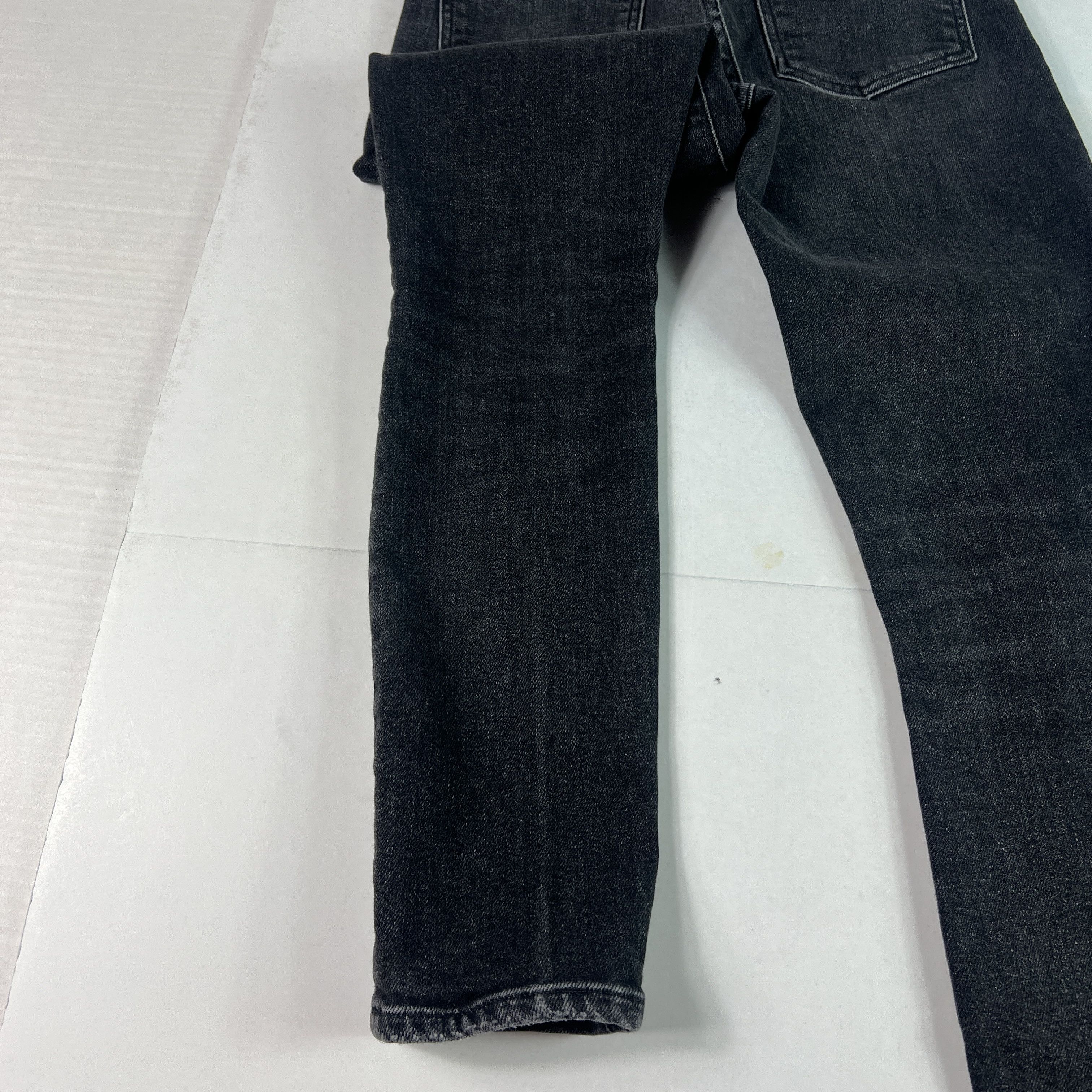 Agolde AGOLDE Jean Pinch Waist High Rise Skinny Black Stretch Denim Size 25" / US 0 / IT 36 - 14 Thumbnail