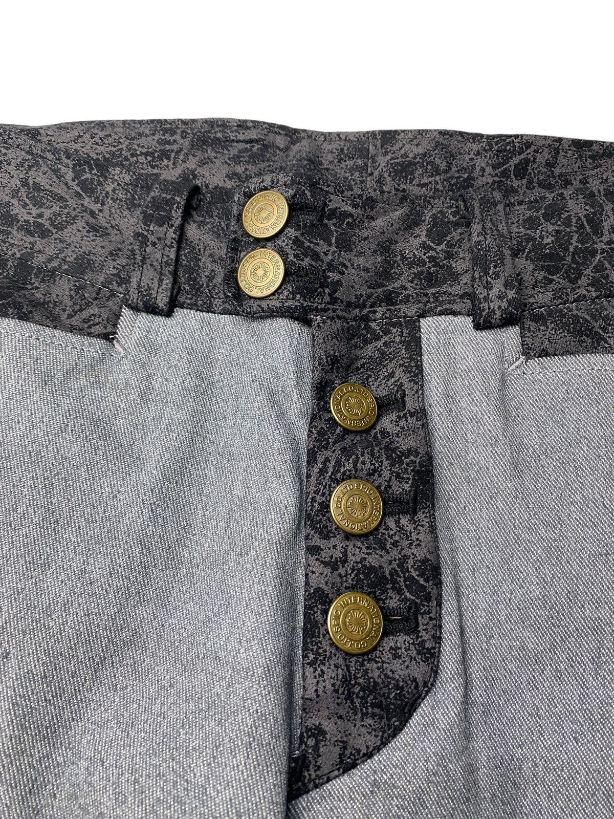 If Six Was Nine × Japanese Brand × Le Grande Bleu (L.G.B.) 2000's Tornado Mart Button Flared Pants Size US 28 / EU 44 - 4 Thumbnail