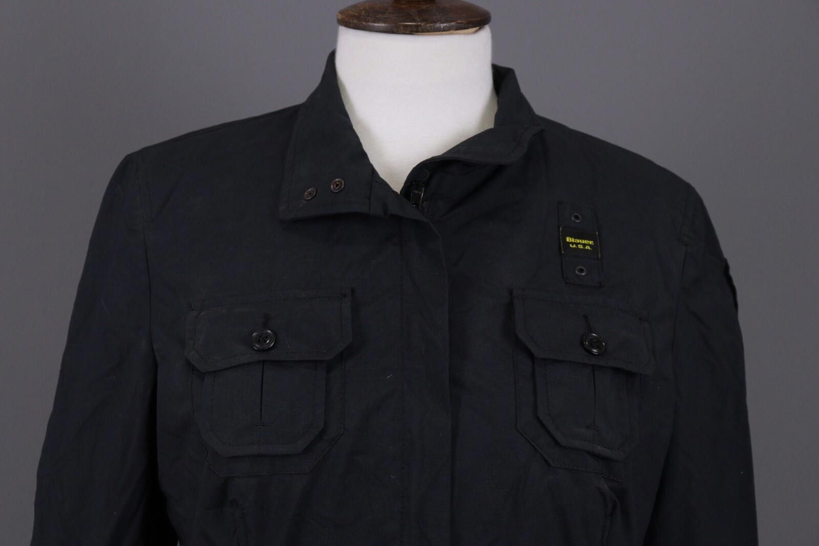 Eddie Bauer Ladies Blauer USA Black Full Zip Lightweight Jacket Size XL Size XL / US 12-14 / IT 48-50 - 2 Thumbnail