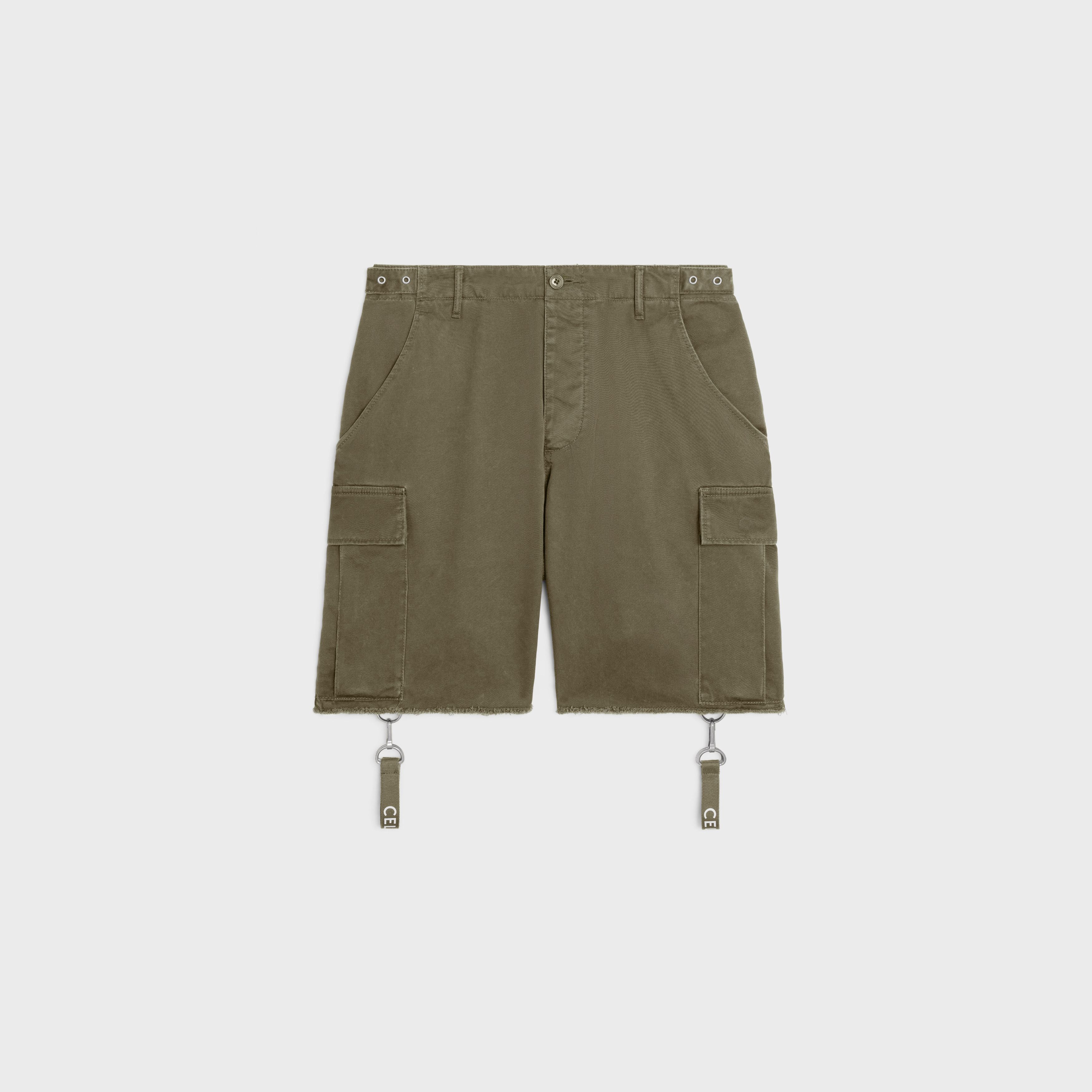 Shorts with Celine Straps in Cotton