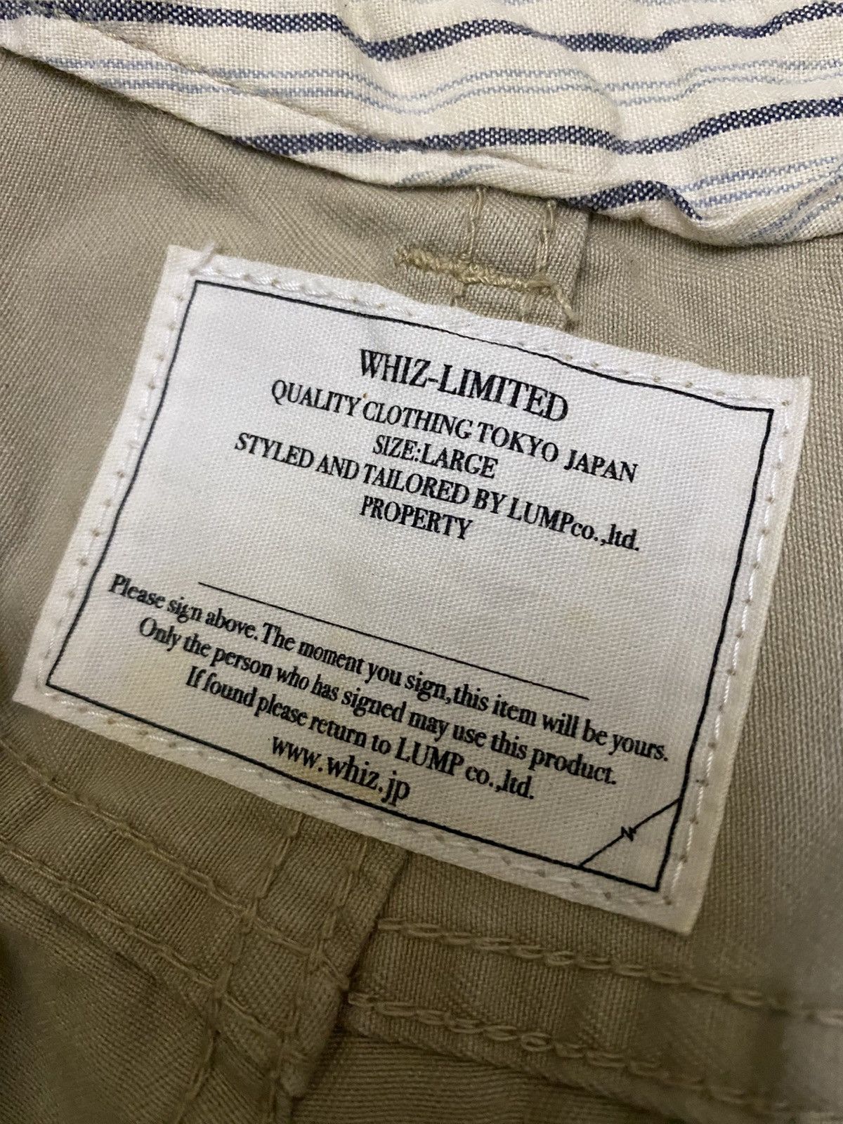 Neighborhood × Vintage × WHIZ LIMITED VINTAGE Y2K WHIZ LIMITED KHAKIS ICONIC LOGO BACK Size US 34 / EU 50 - 10 Thumbnail
