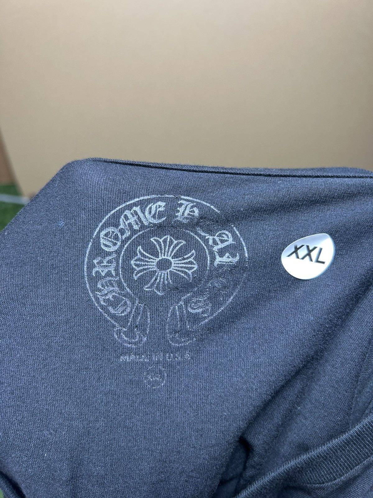 Chrome Hearts Chrome hearts scroll logo tee Size US XXL / EU 58 / 5 - 5 Thumbnail