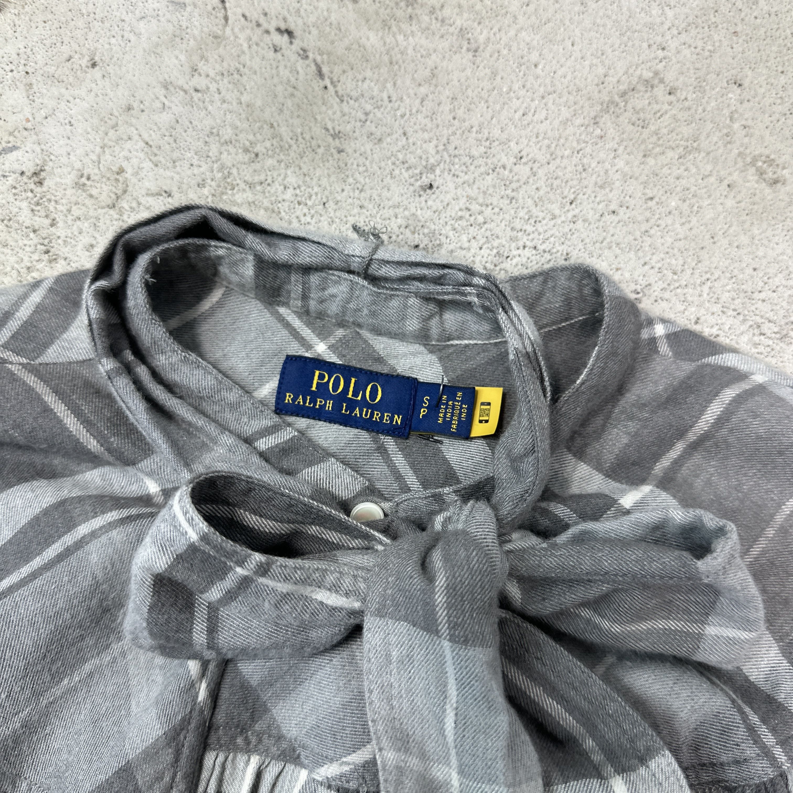 Polo Ralph Lauren Vintage Old Money Tartan Polo Ralph Lauren Tunic Shirt Y2K Size S / US 4 / IT 40 - 12 Thumbnail