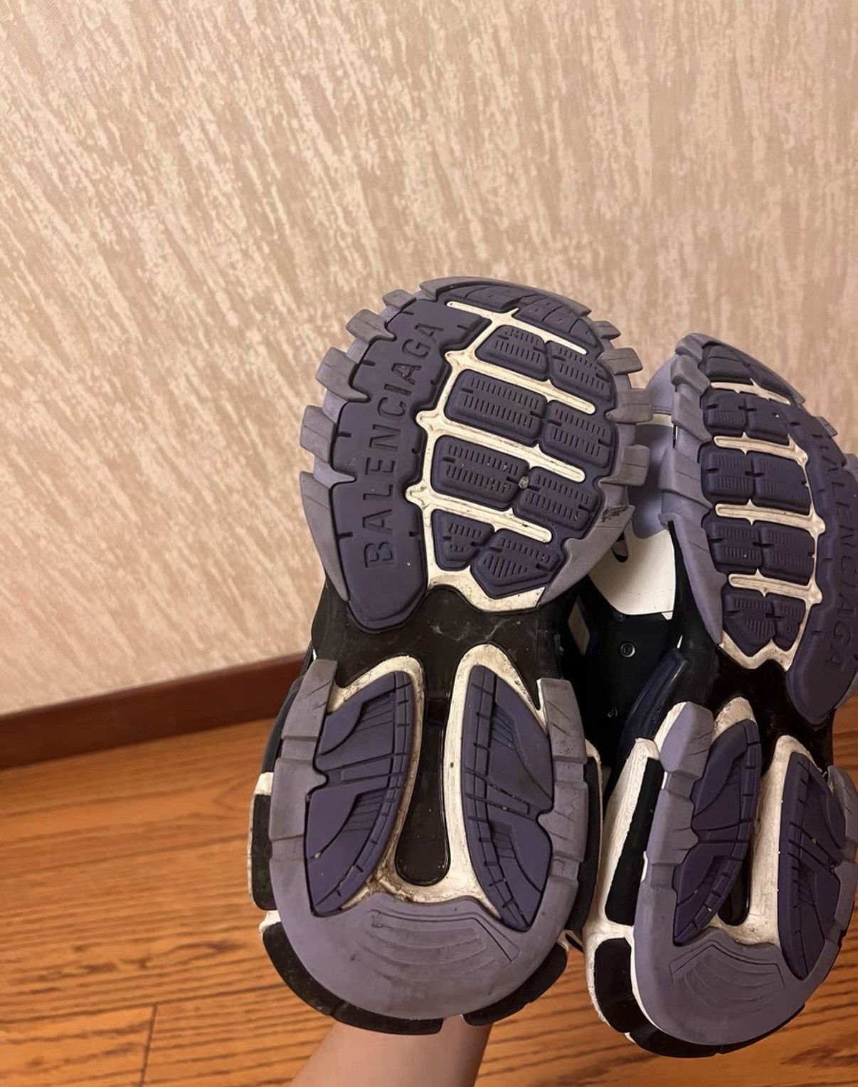 Balenciaga Balenciaga Track White Purple Size US 9 / IT 39 - 5 Thumbnail