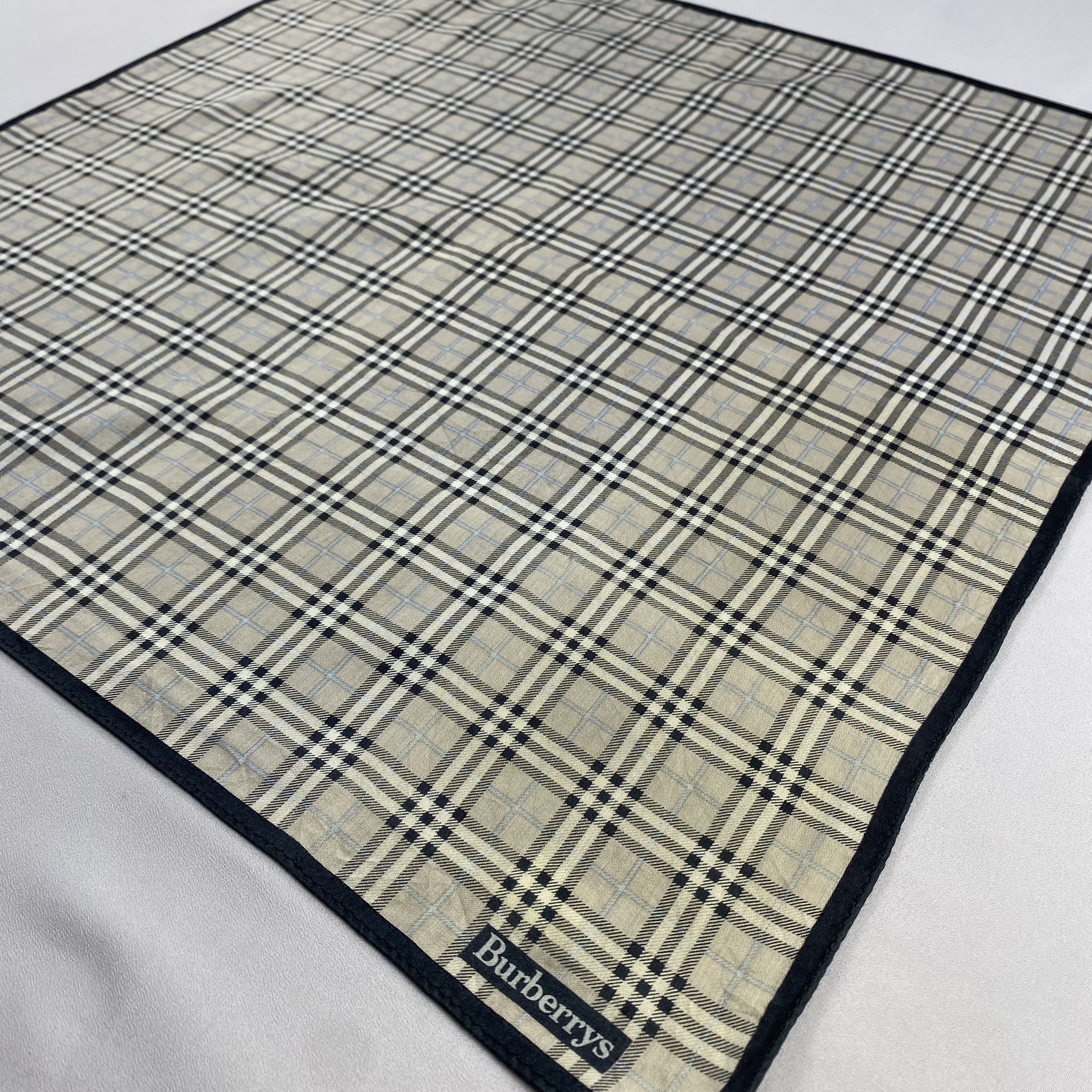 Burberry × Vintage Burberry Handkerchief / Neckerchief / Bandana-P1533 Size ONE SIZE - 2 Thumbnail
