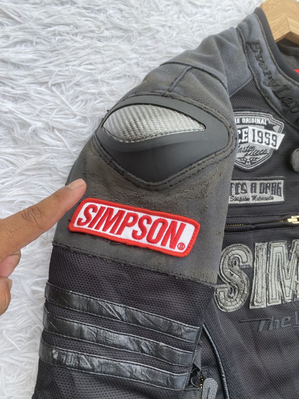 ICON Motorsports Rare Vintage Simpson Biker Racing Jacket Size US M / EU 48-50 / 2 - 7 Thumbnail