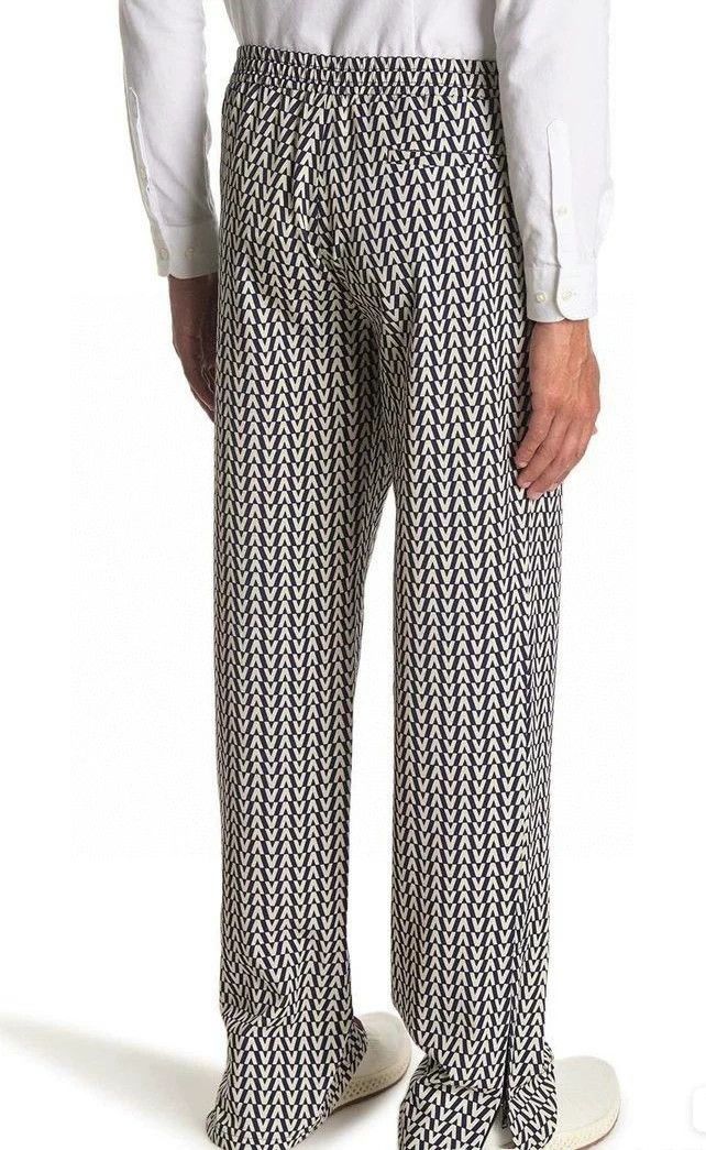 Valentino Valentino All Over V Logo Wool Track Pants Size 48S - 9 Thumbnail