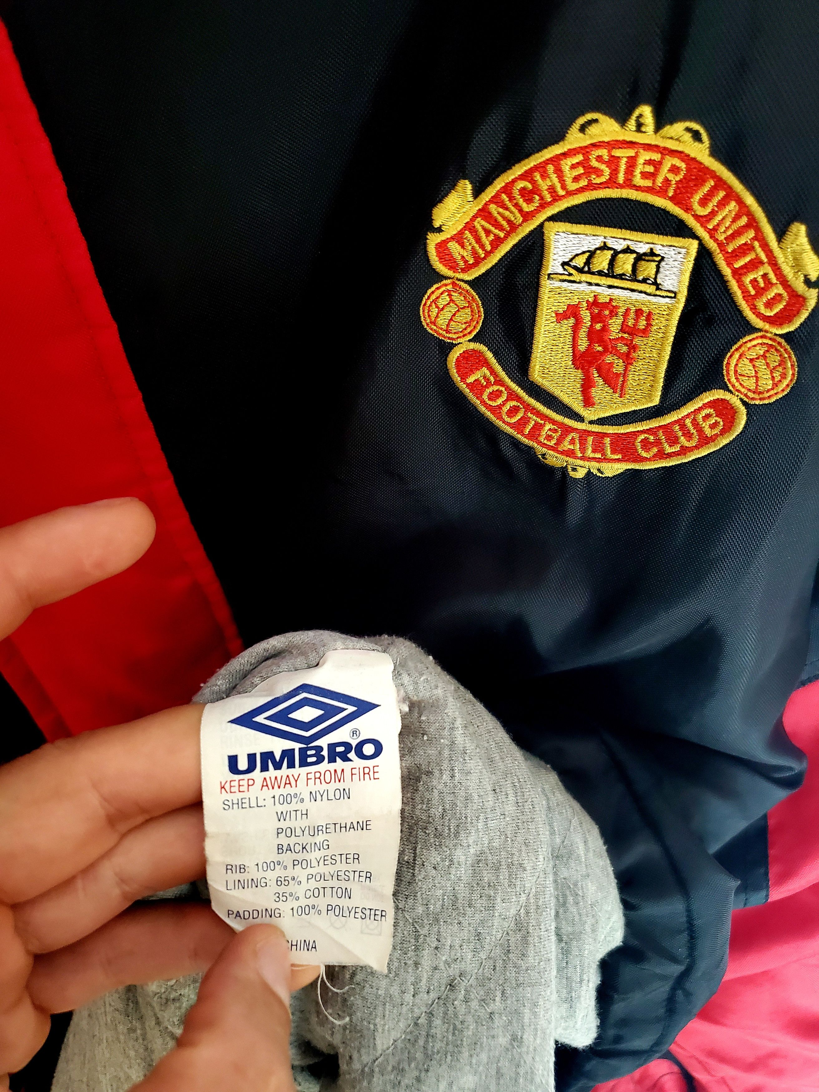 Umbro Manchester United Football Coat 1994/96 Alex Ferguson L Size US L / EU 52-54 / 3 - 6 Thumbnail