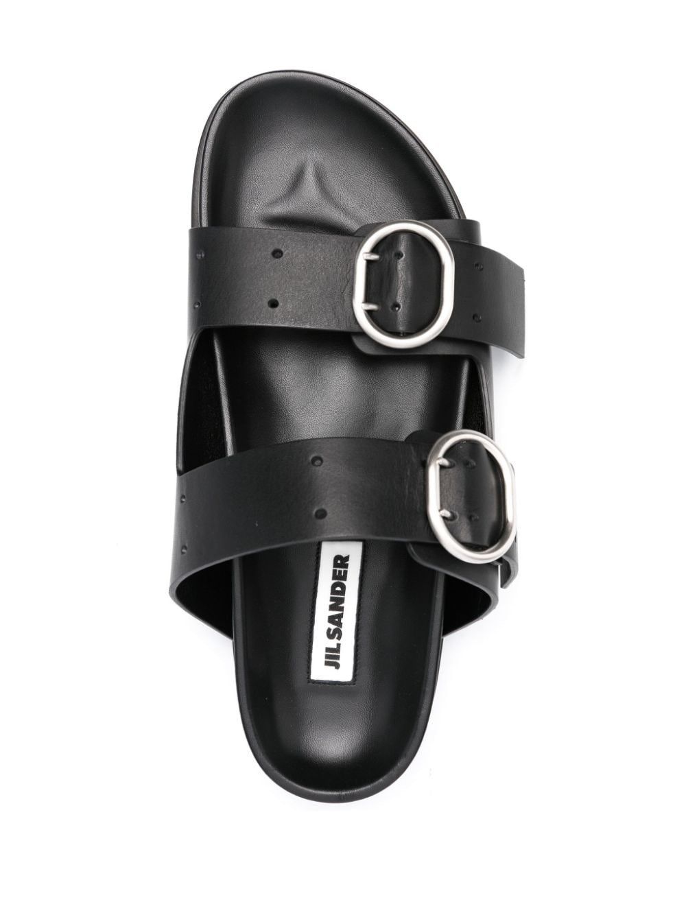 Jil Sander o1mt1gz0625 Double Buckle Sandals in Black Size US 7 / IT 37 - 4 Thumbnail