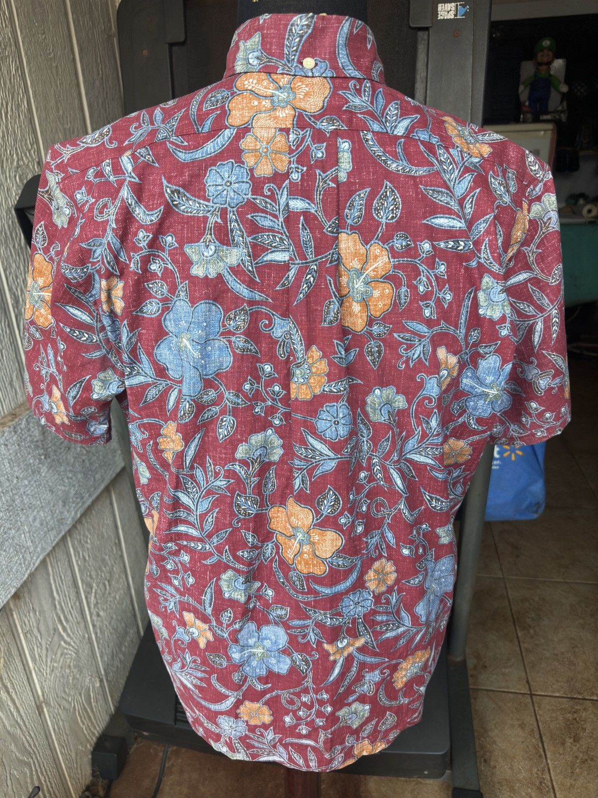 Reyn Spooner Reyn Spooner Red Hawaiian Print 3/4 Button Men's Medium Size US M / EU 48-50 / 2 - 2 Thumbnail