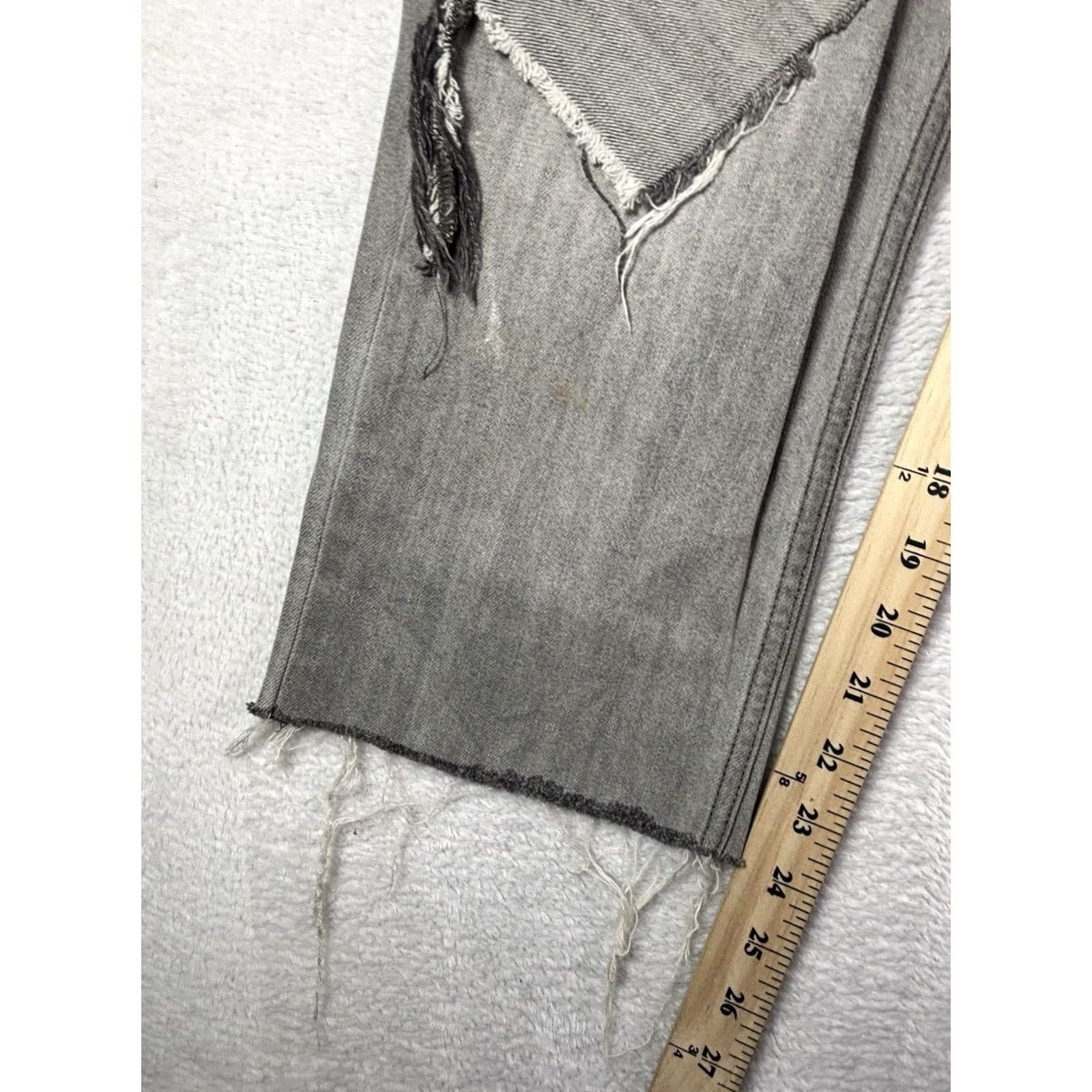 Levi's Levi's 511 Jeans Slim Straight Regular 34x24 Gray Distressed 5-Pocket Denim Boys? No—Men 34x32 Size US 34 / EU 50 - 4 Thumbnail