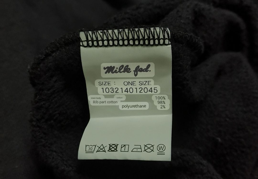 Japanese Brand 🔥Milkfed Center Logo Oversized Sweatshirt Size US XXL / EU 58 / 5 - 8 Thumbnail