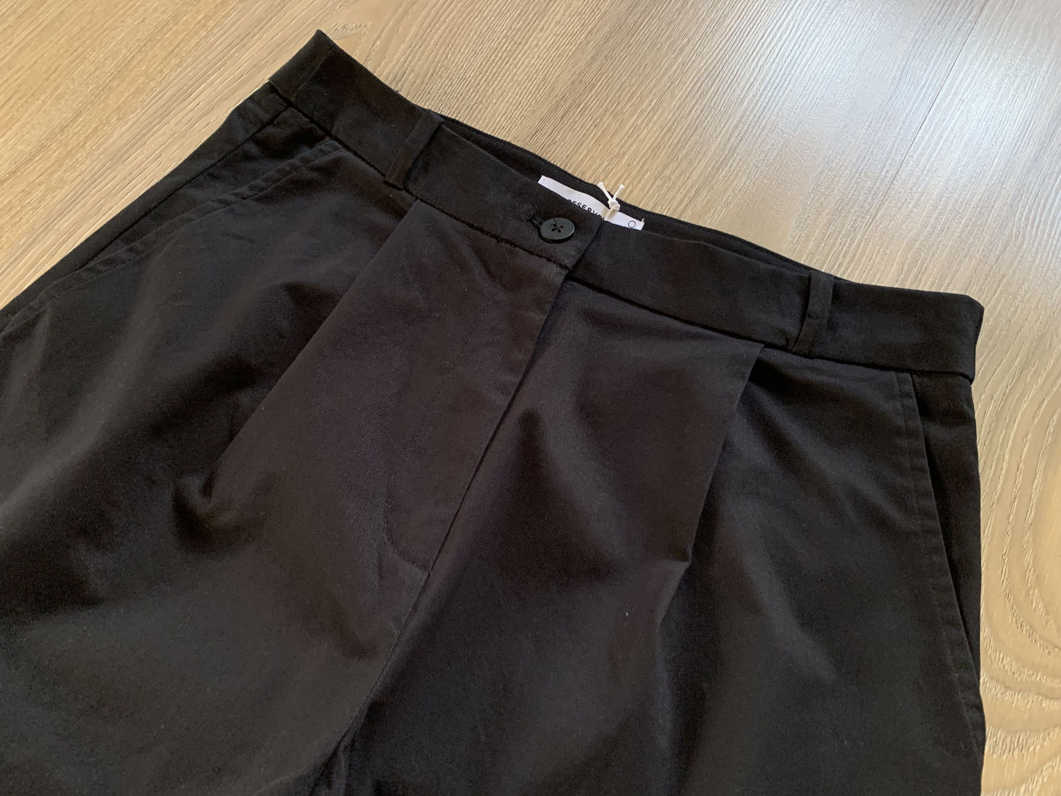 Reserved Reserved Womens Black Casual Pants Trousers Size 32" / US 10 / IT 46 - 4 Thumbnail