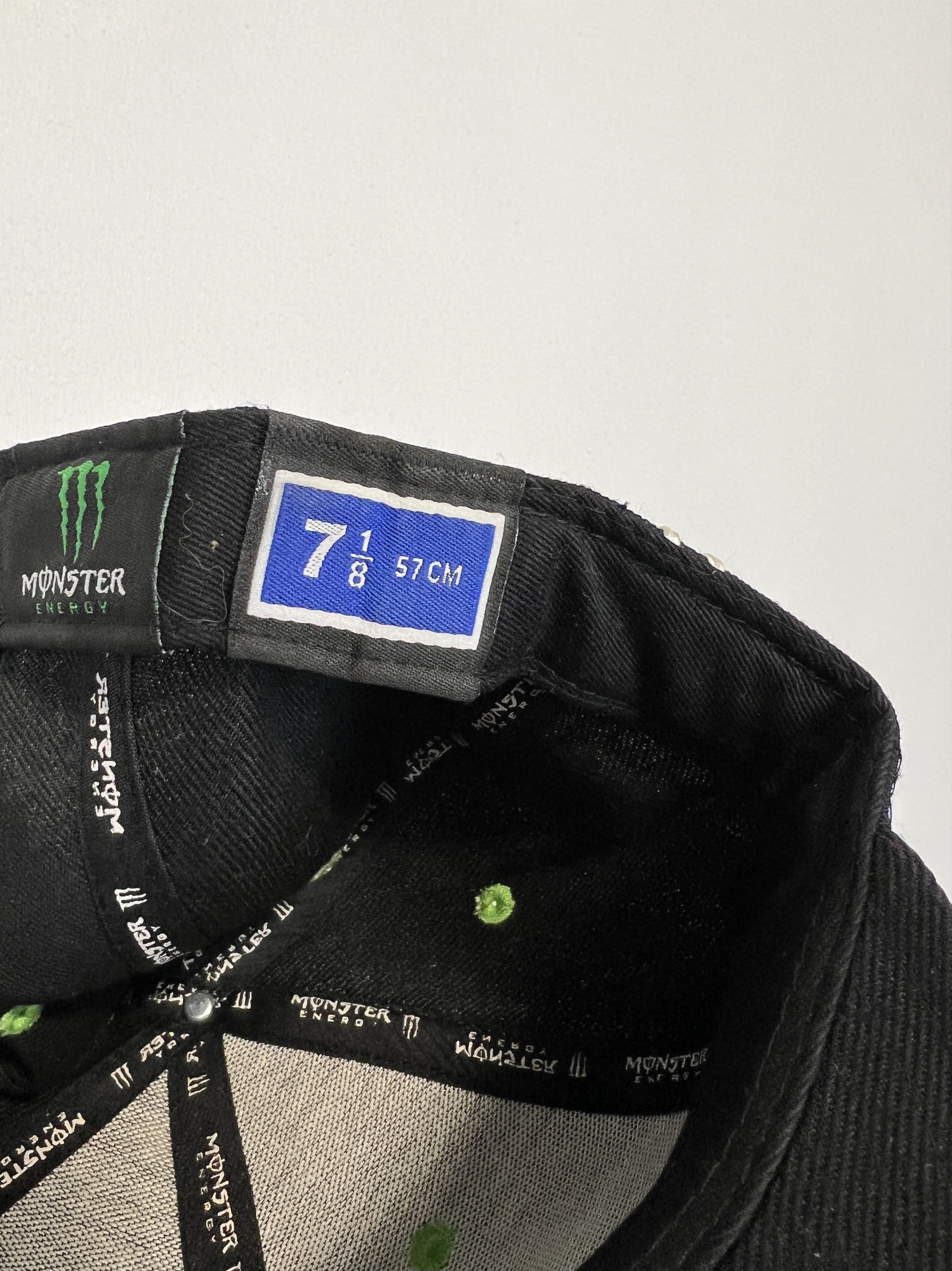 Vintage Monster Energy Hat Cap Black Motocross Racing Big Logo Rare Size ONE SIZE - 8 Thumbnail