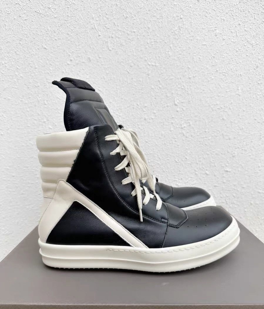 Rick Owens Rick Owens high-top sneakers (black/white) Size US 7 / EU 40 - 4 Thumbnail