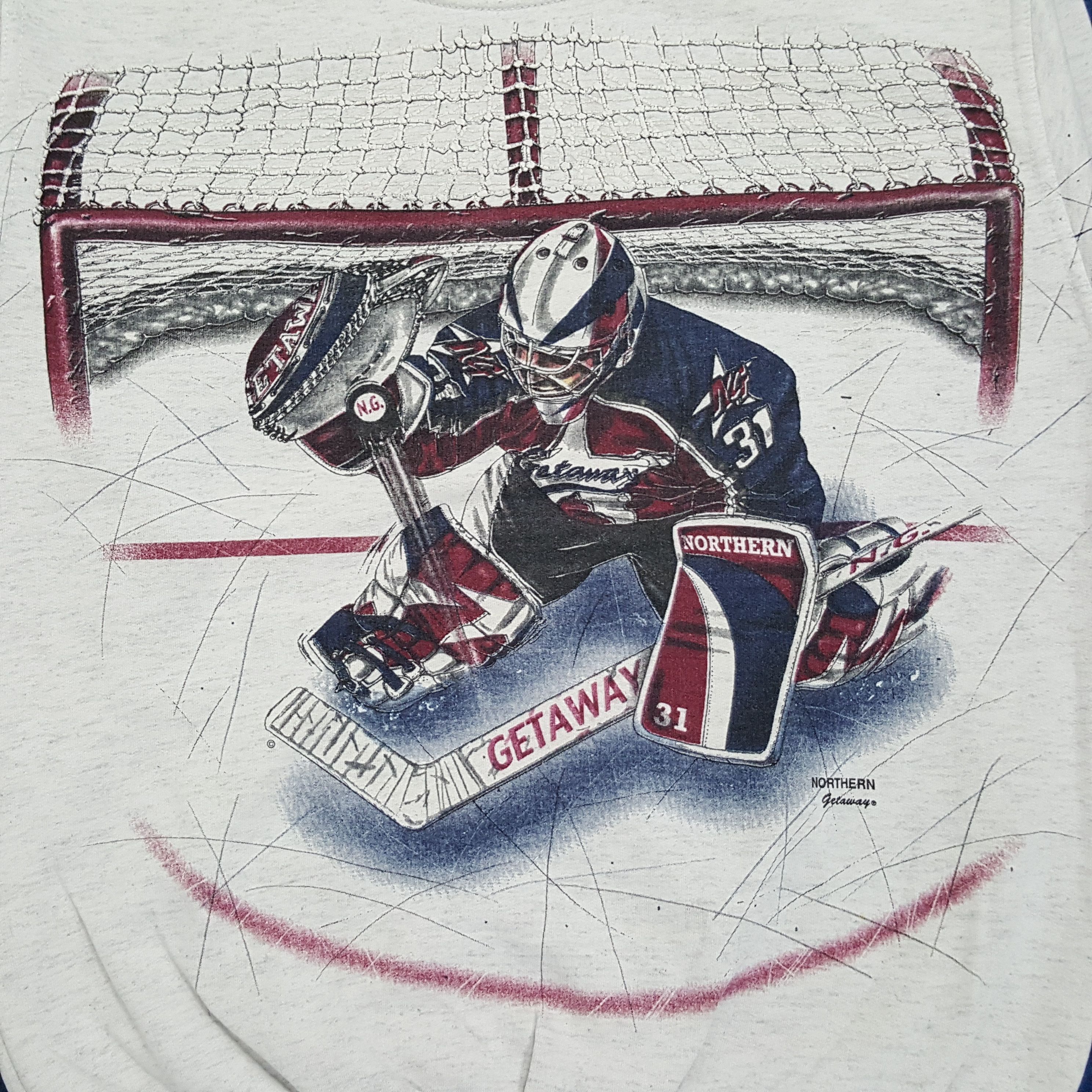 NHL × Vintage Vintage Hockey Ice Sports NORTHERN GETAWAY NHL Sweatshirts Size US S / EU 44-46 / 1 - 2 Thumbnail