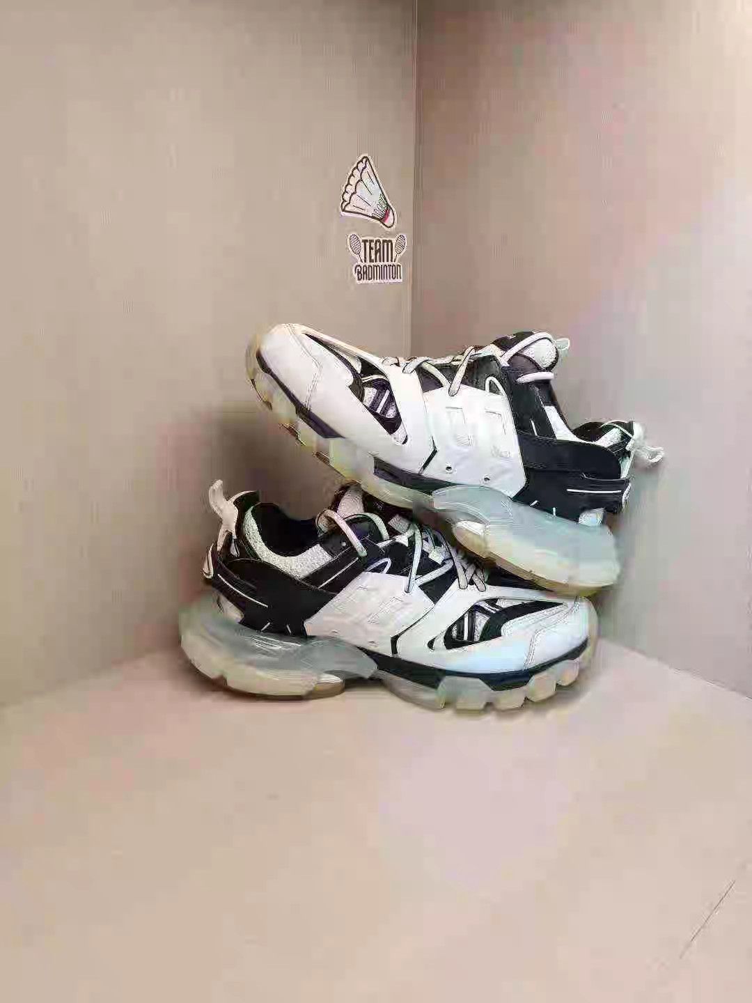Balenciaga Balenciaga Track Black & White Transparent Sneakers K15 Size US 8 / IT 38 - 3 Thumbnail