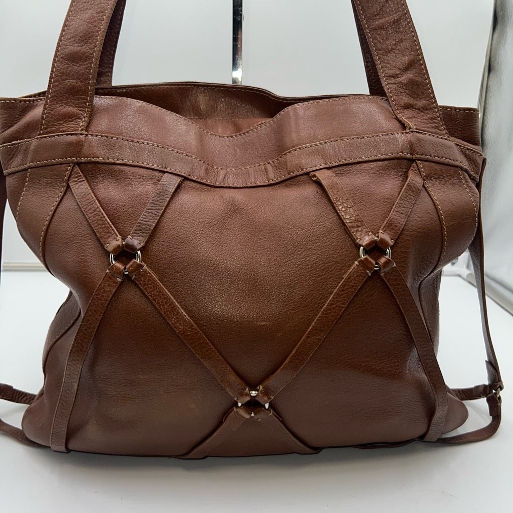 Juicy Couture Juicy Couture Vintage Genuine Leather Cage Strapped Large Shoulder Bag SEE PHOTOS AND DESCRIPTION Size ONE SIZE - 2 Thumbnail