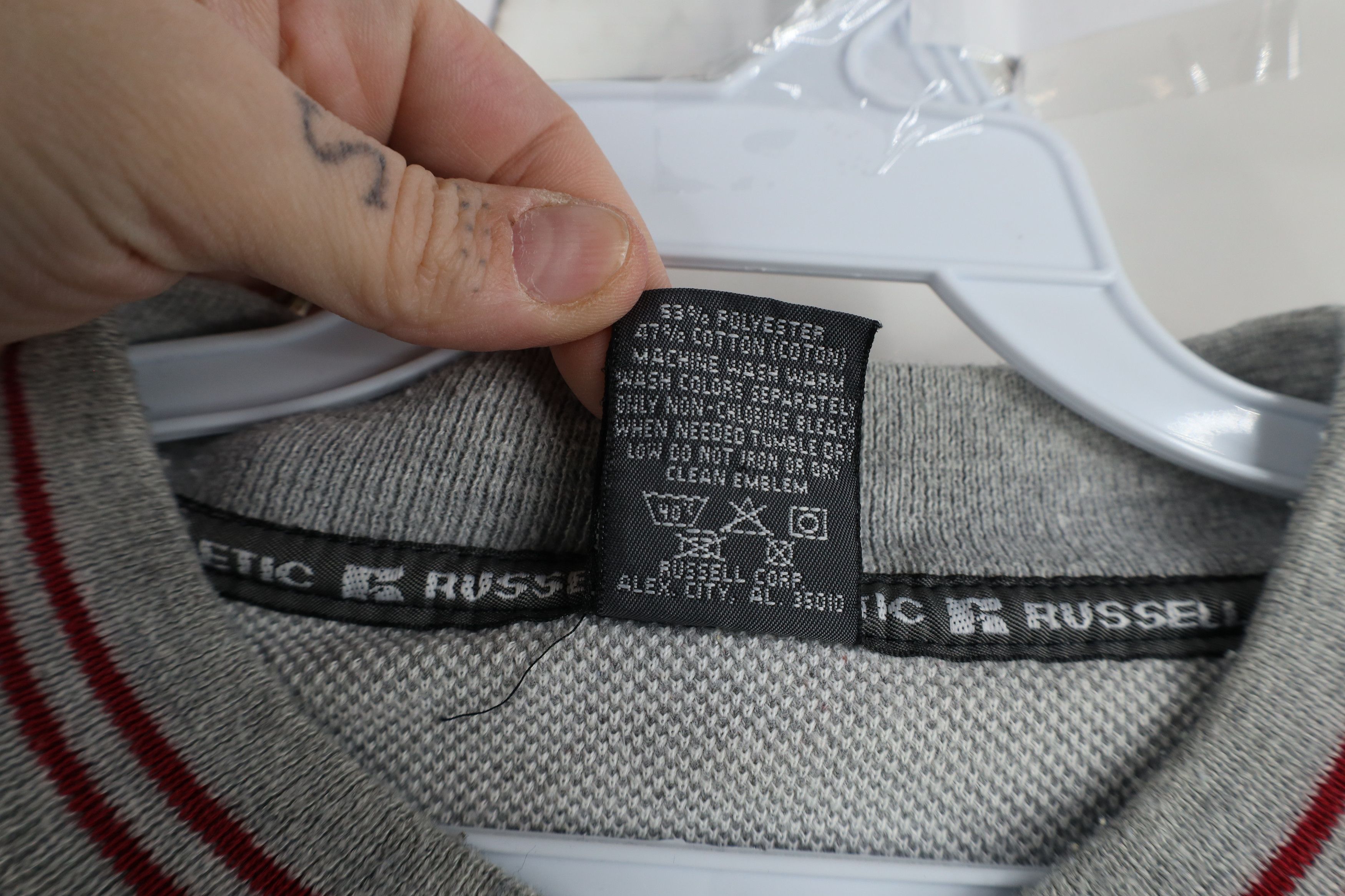 Russell Athletic × Vintage Vintage 90s Russell Athletic Boat Sweatshirt Gray USA Size US M / EU 48-50 / 2 - 8 Thumbnail