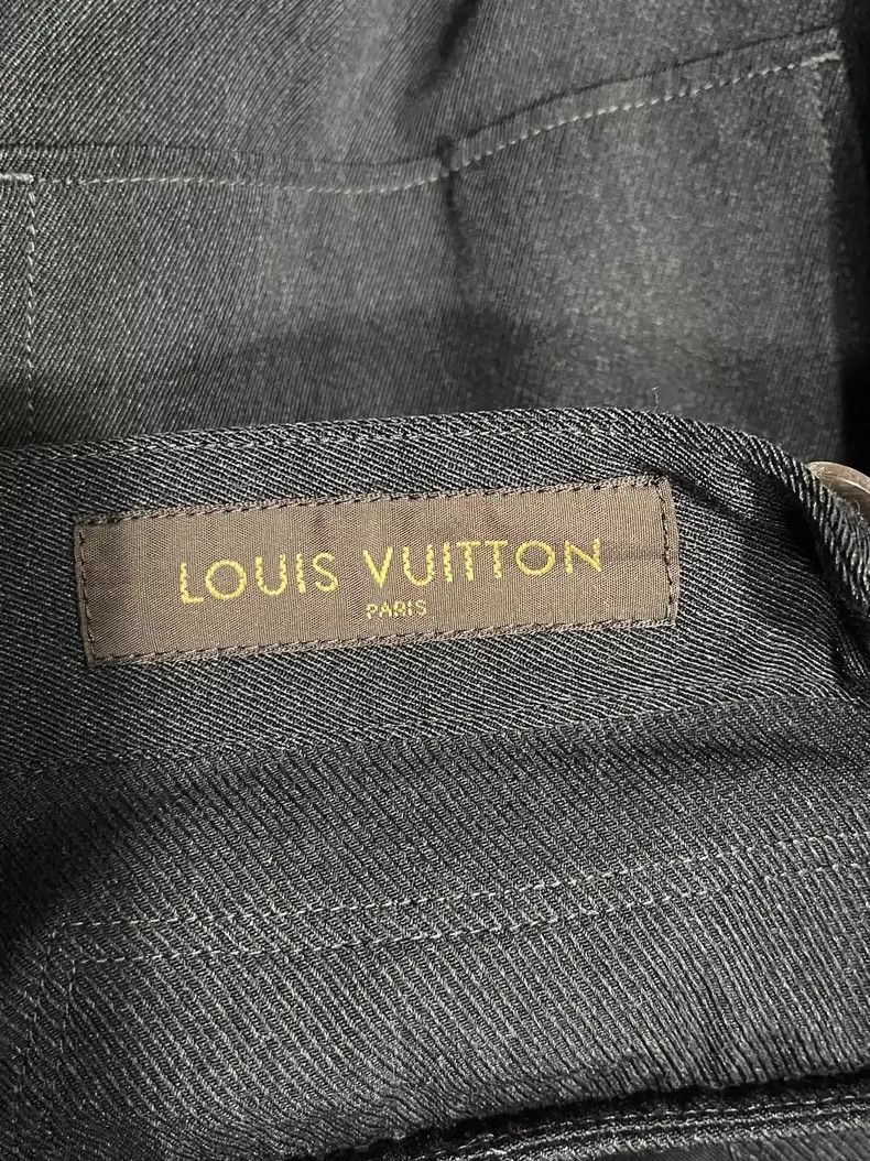 Louis Vuitton Louis Vuitton Black Trousers Size 40 -2505 Size US 40 / EU 56 - 6 Thumbnail