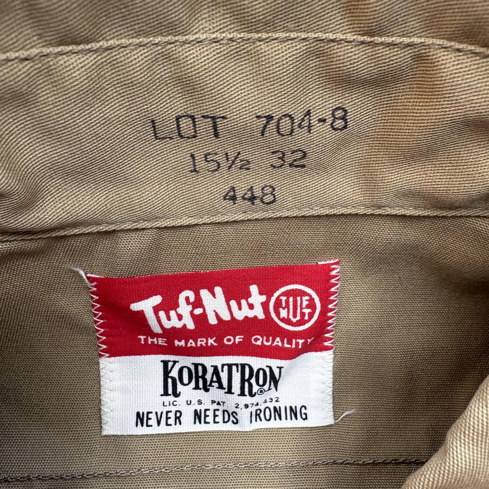 Vintage Vintage 60s 70s Deadstock Tuf-Nut Patches Button Up Shirt Size US L / EU 52-54 / 3 - 3 Thumbnail