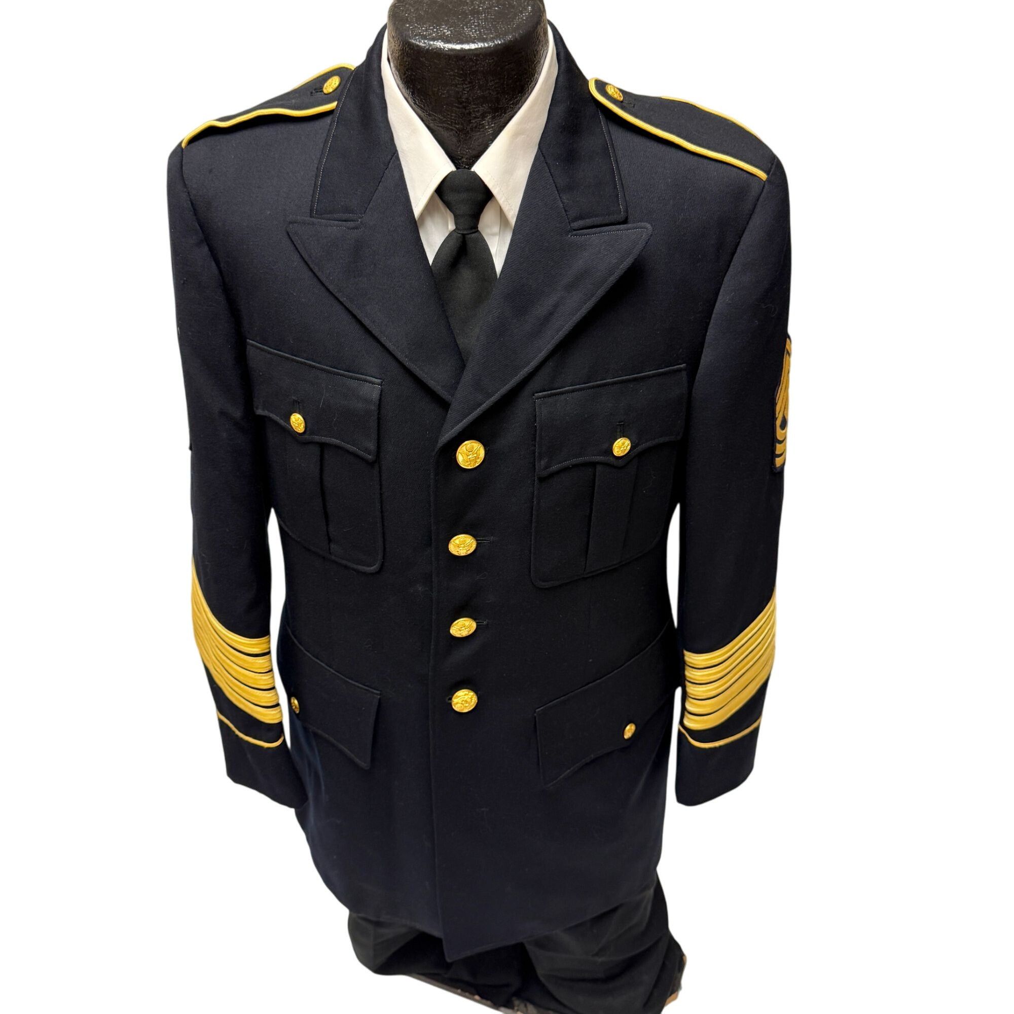 Other WWII OFFICERS Service CAPTAINS Military GABARDINE Jacket 40 Size 40R - 1 Thumbnail